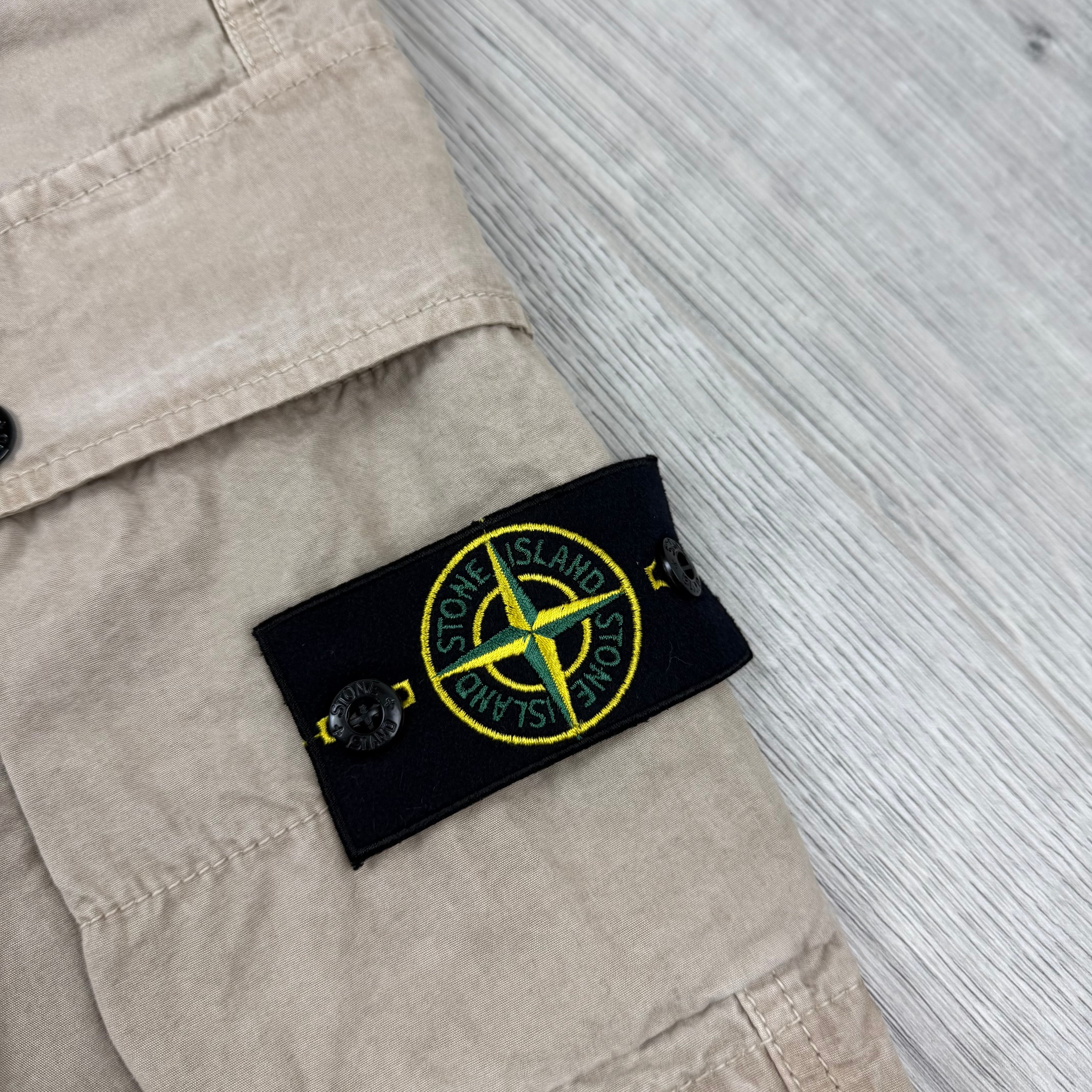 Stone Island Cargo Shorts - Desert