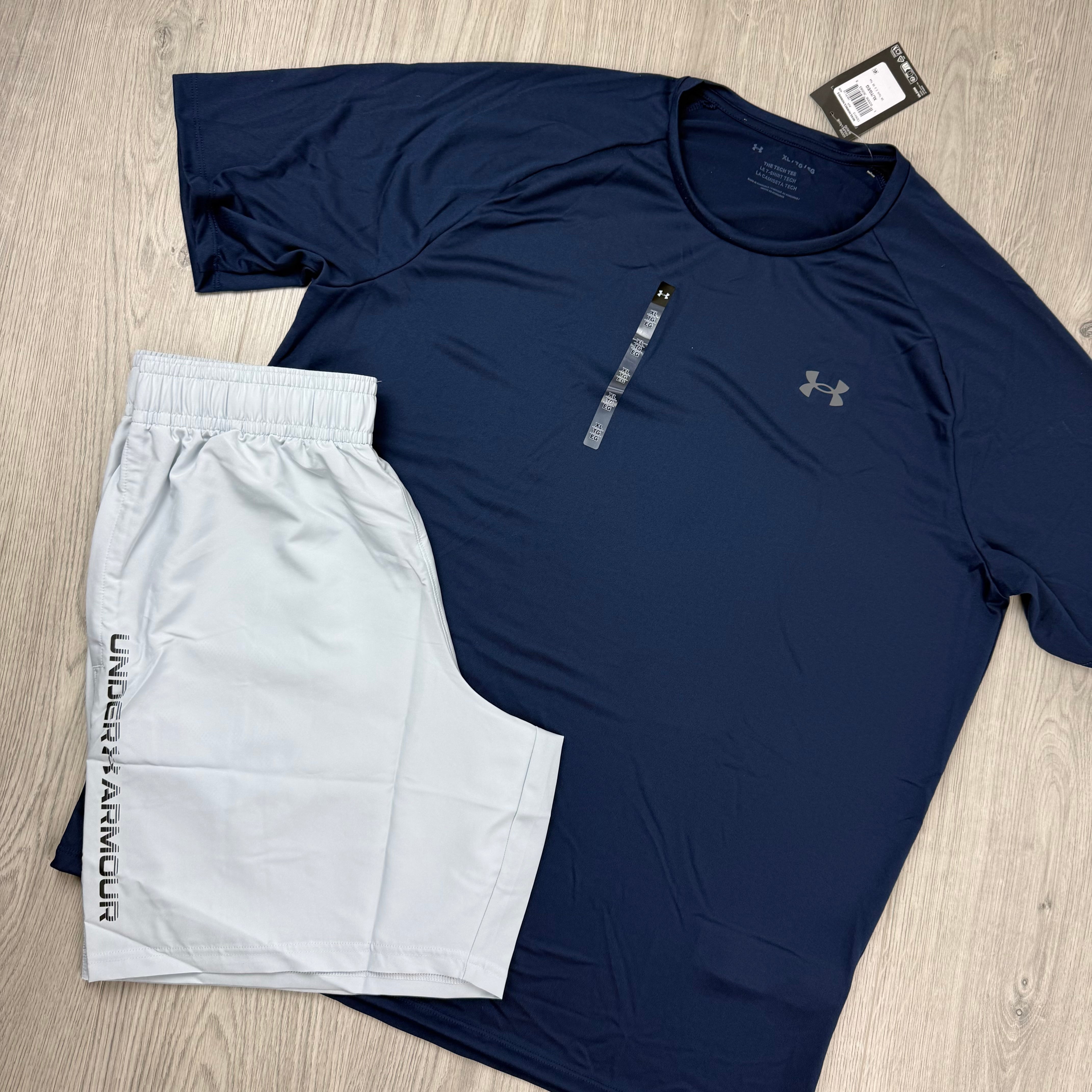 Under Armour Set - Academy Navy/Halo Grey