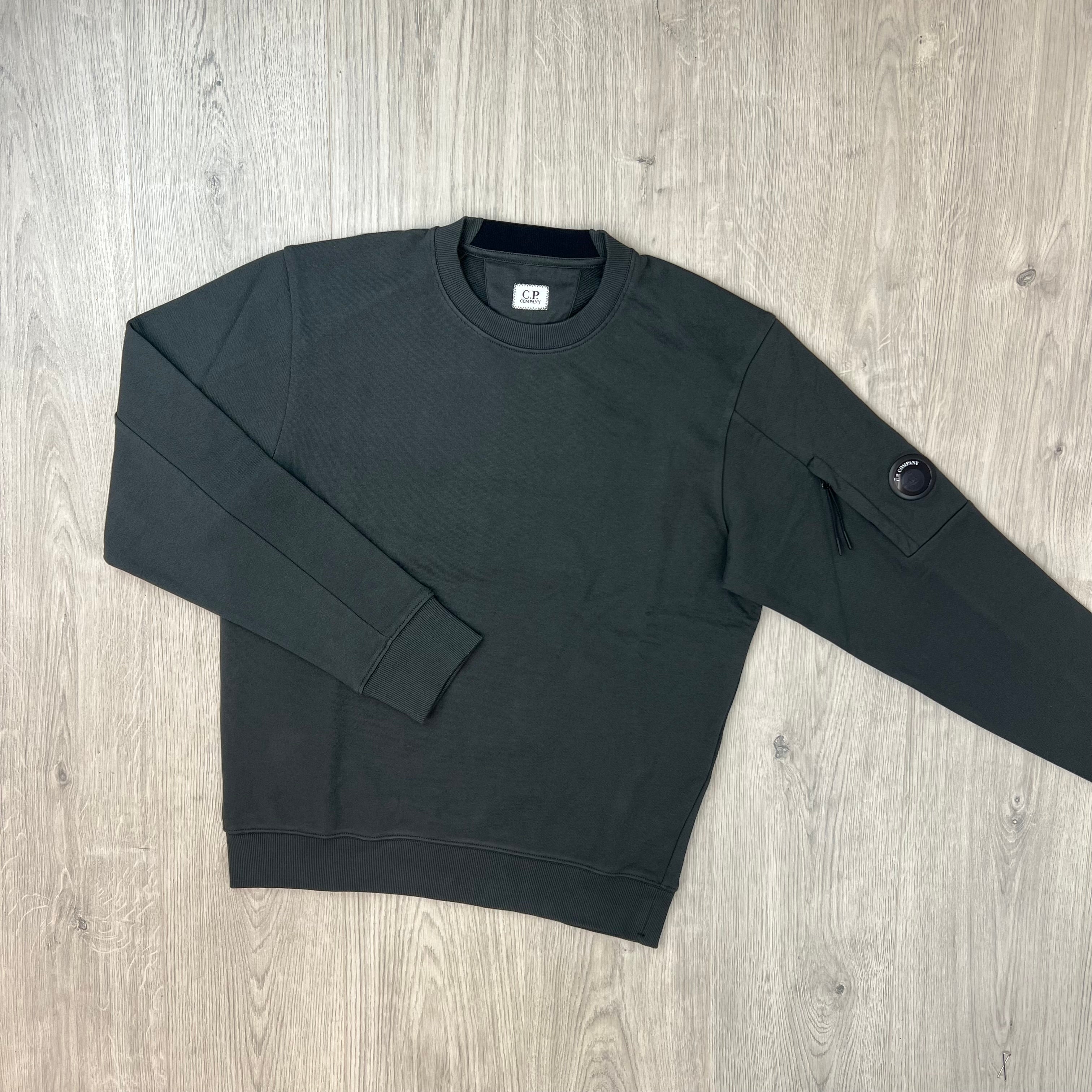 CP Company Raised Fleece Tracksuit - Raven