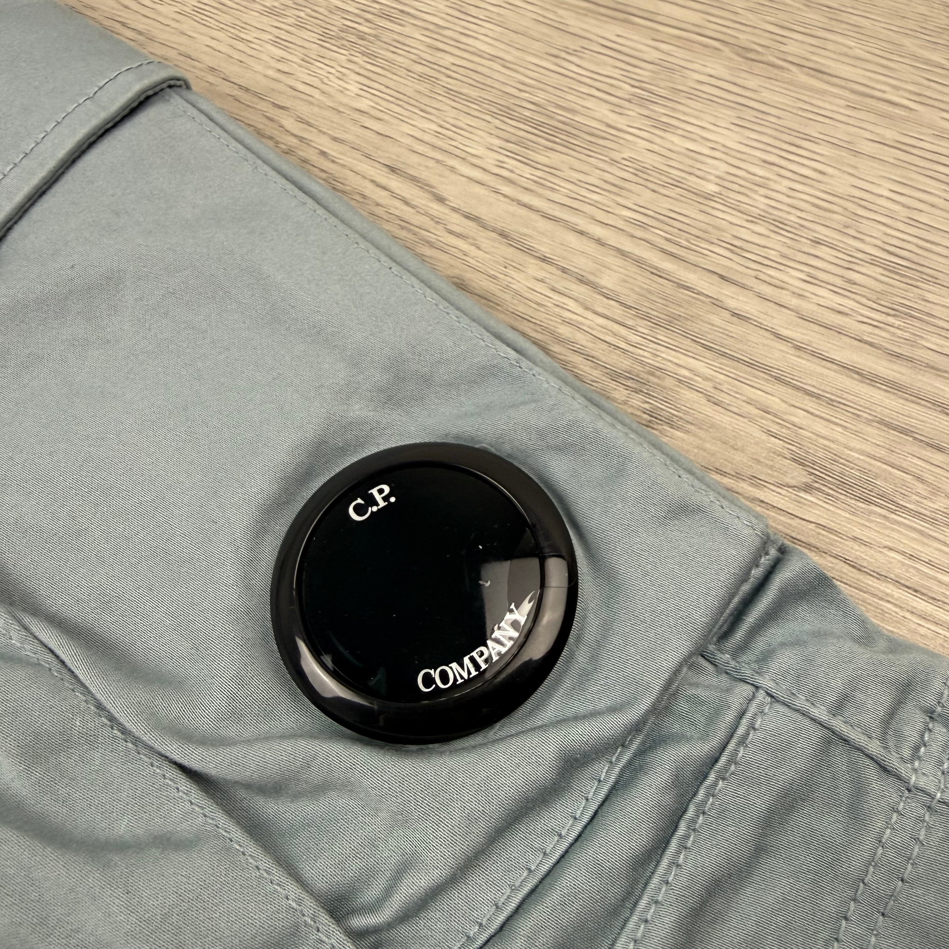 CP Company Cargo Shorts - Silver Blue