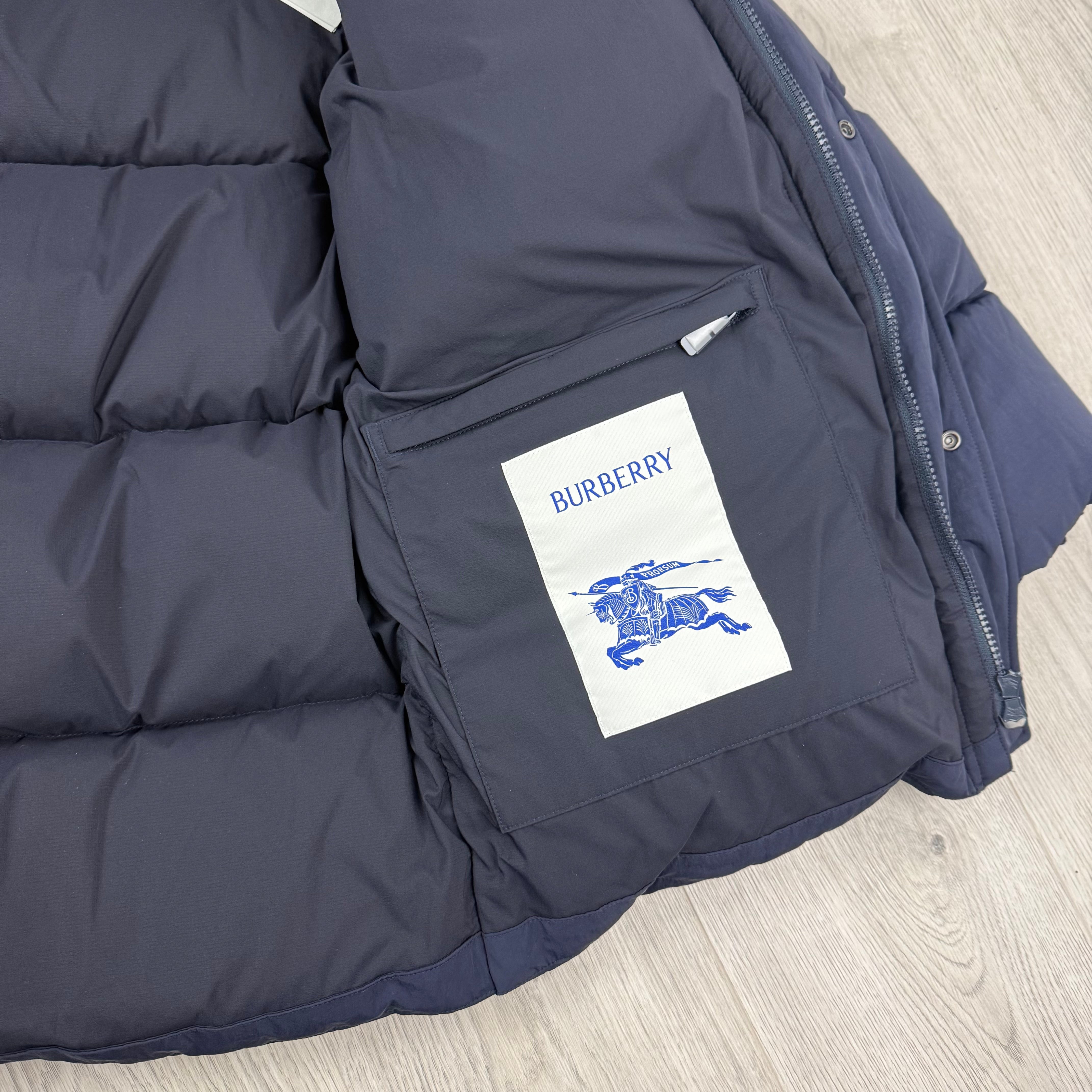 Burberry Down Jacket - Navy