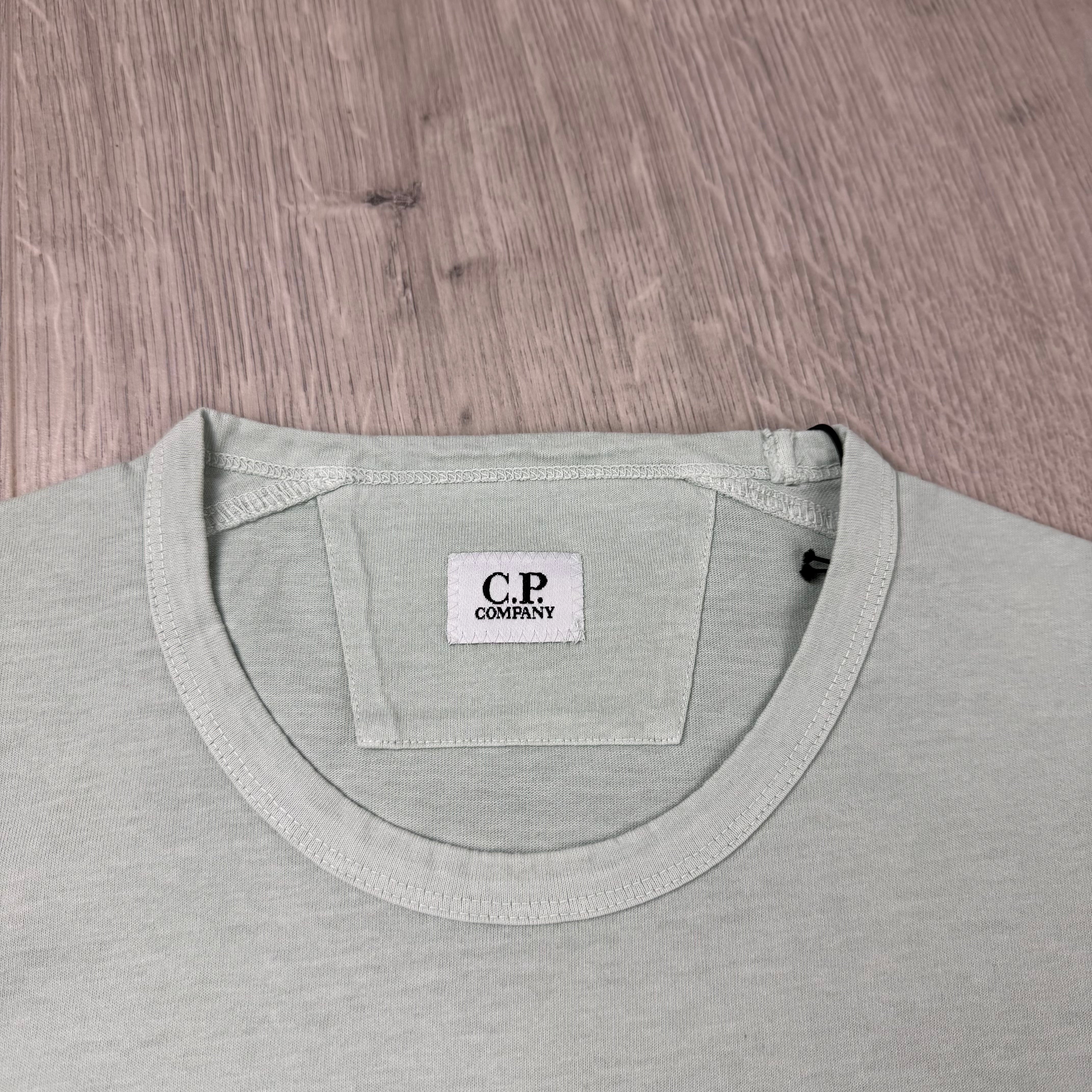 CP Company Embroidered Sailor T-Shirt - Misty Blue