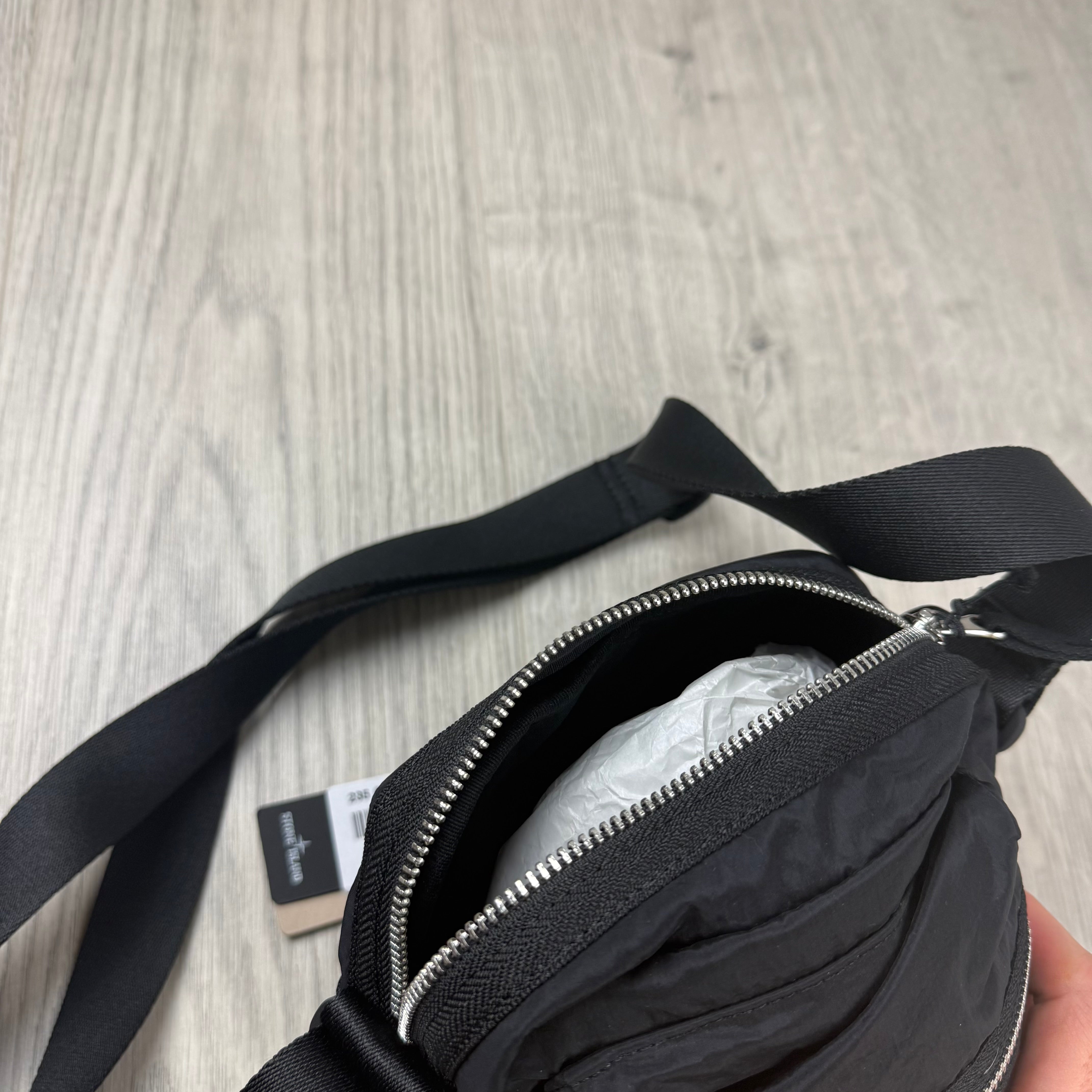 Stone Island Metal Messenger Bag - Black