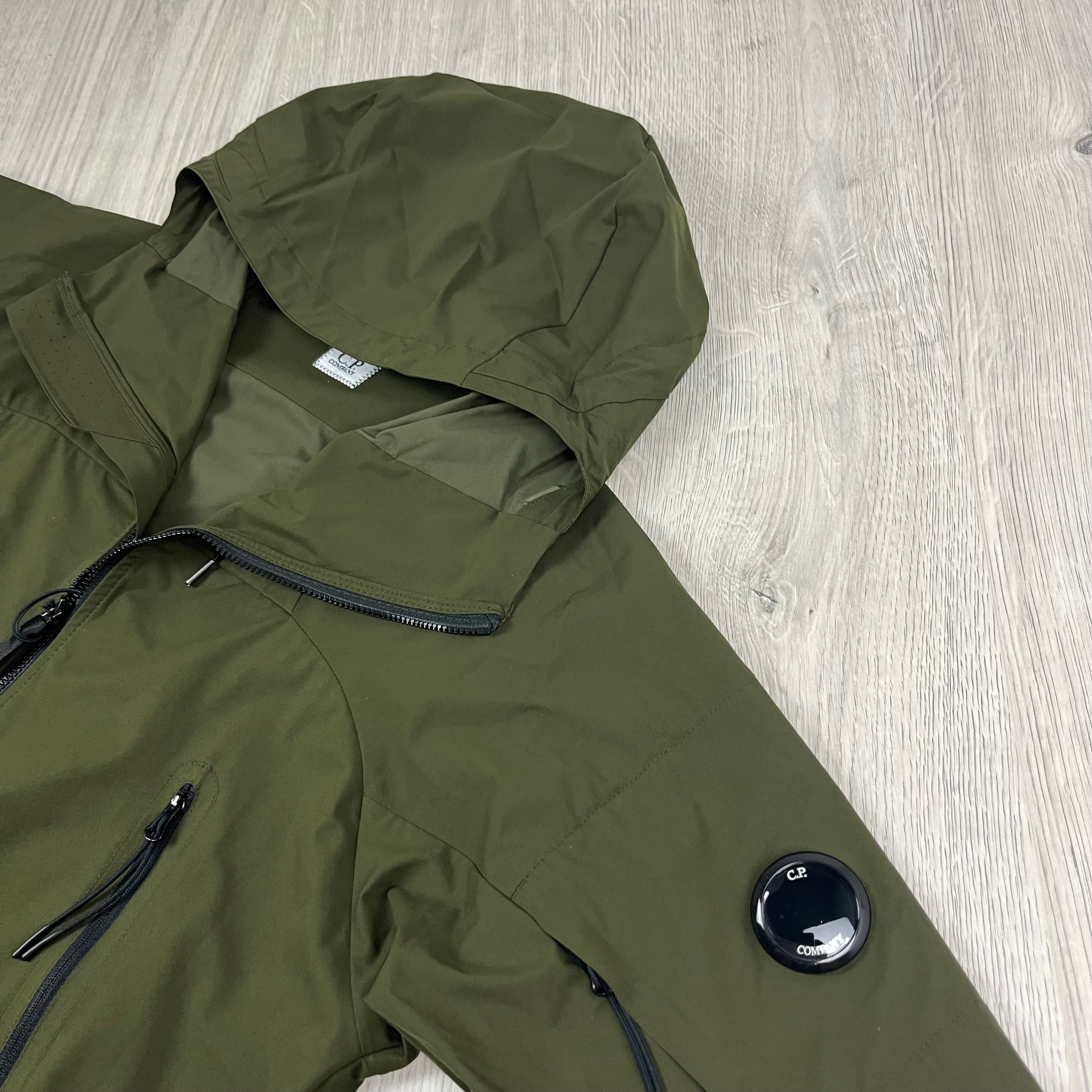 Men's CP Company Pro-Tek Jacket in Ivy Green. On sale at Open Attire.