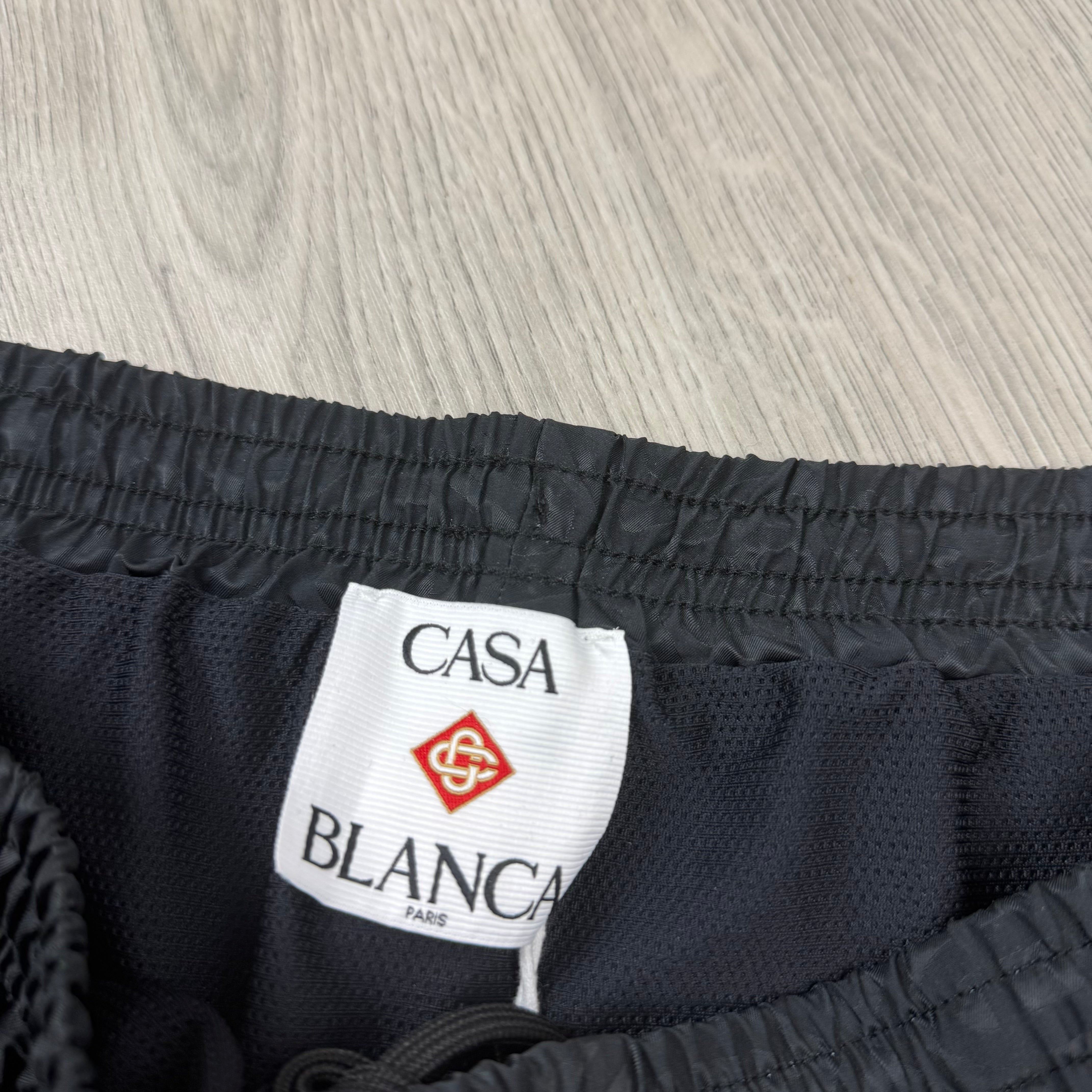 Casablanca Jacquard Swim Shorts - Black