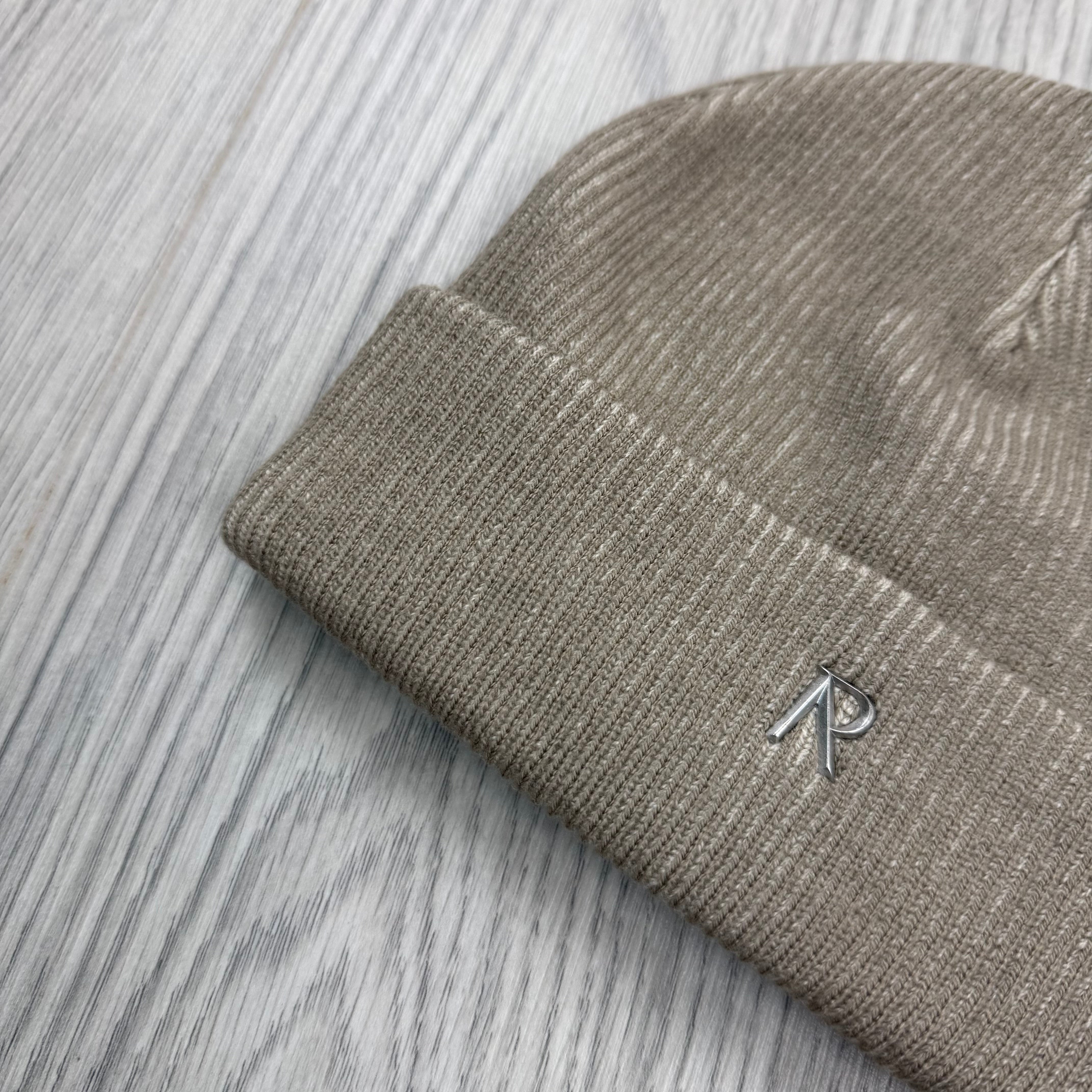 Represent Rib Knit Beanie - Dark Taupe