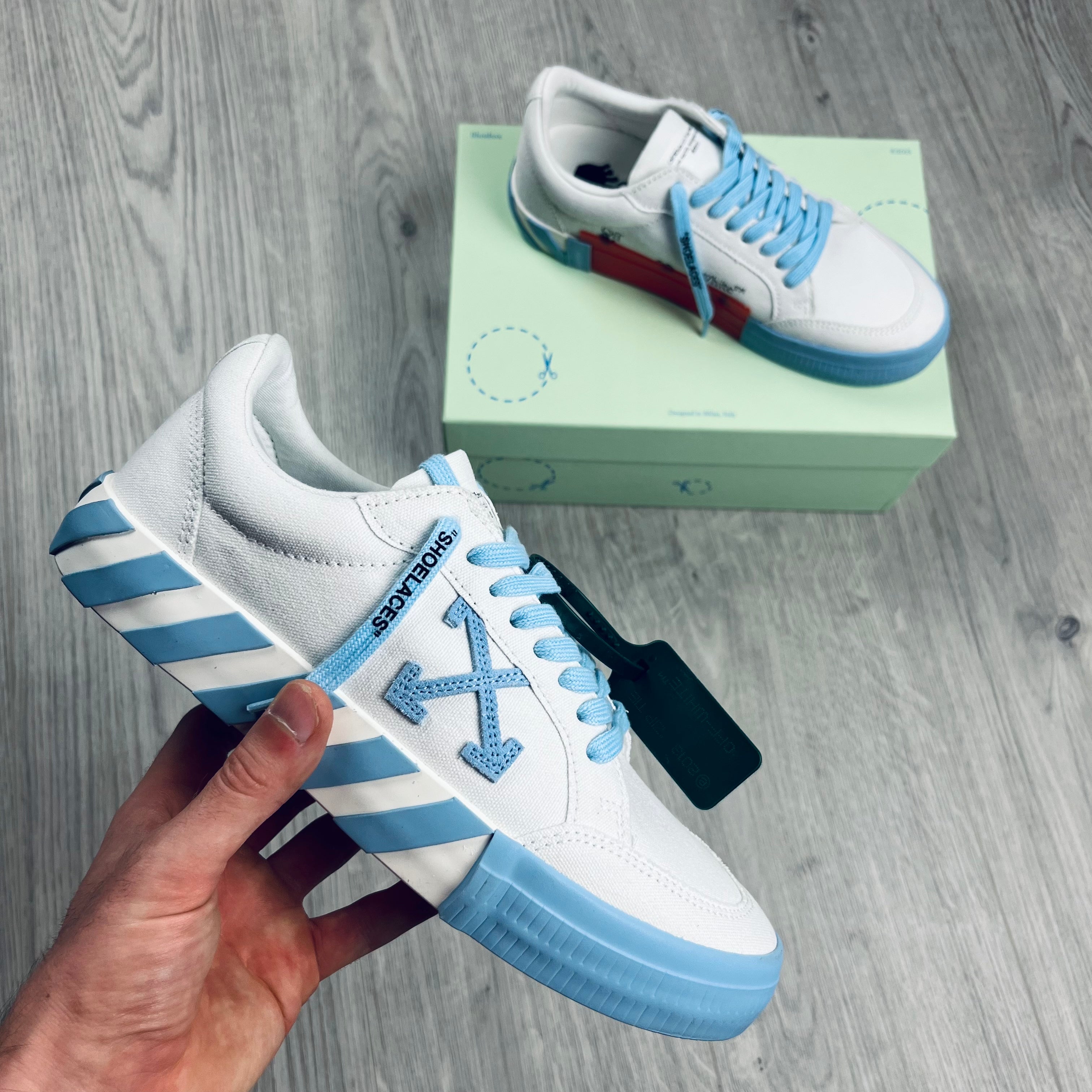 Off-White Canvas Sneakers