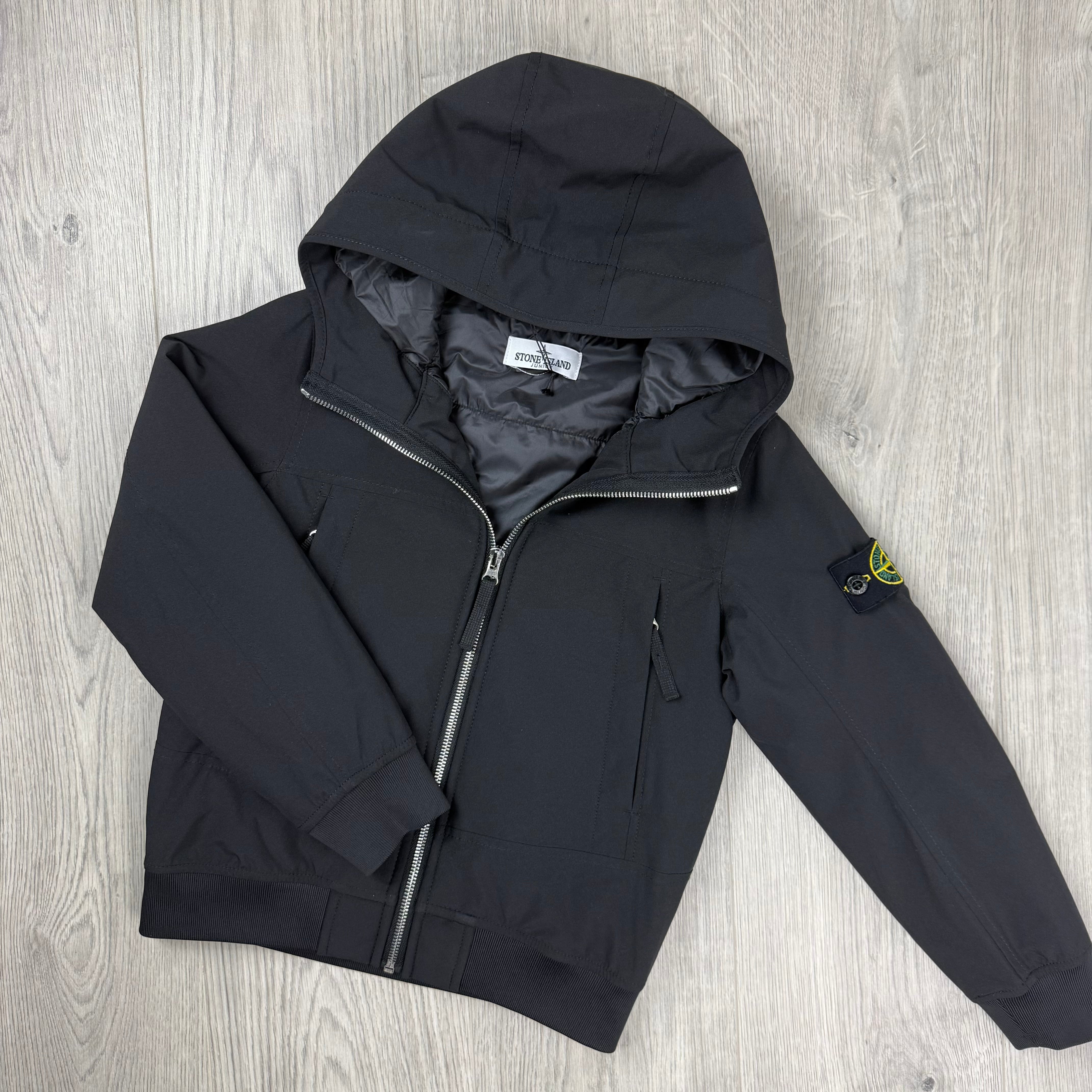 Stone Island Junior PrimaLoft Shell Jacket - Black