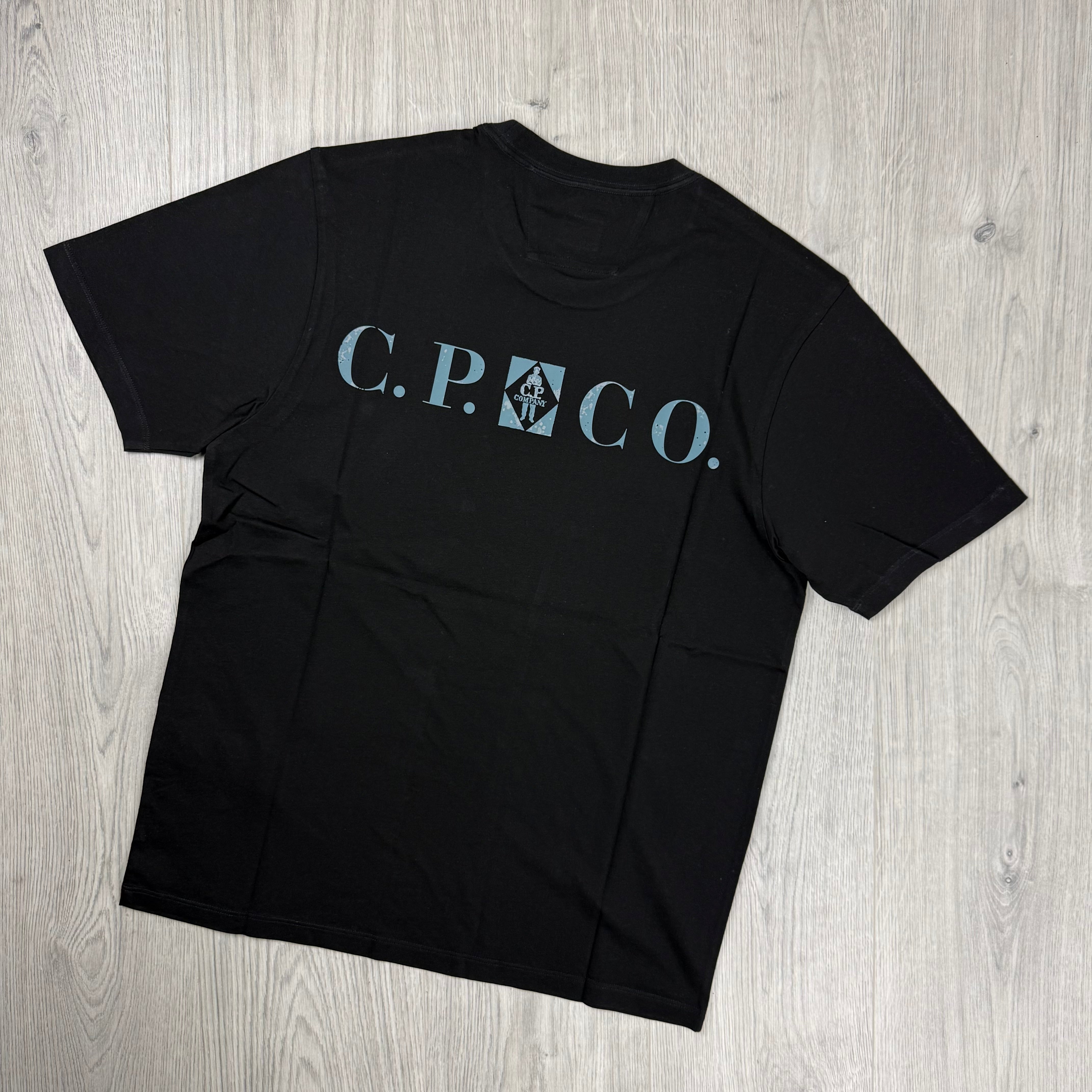 CP Company Printed T-Shirt - Black