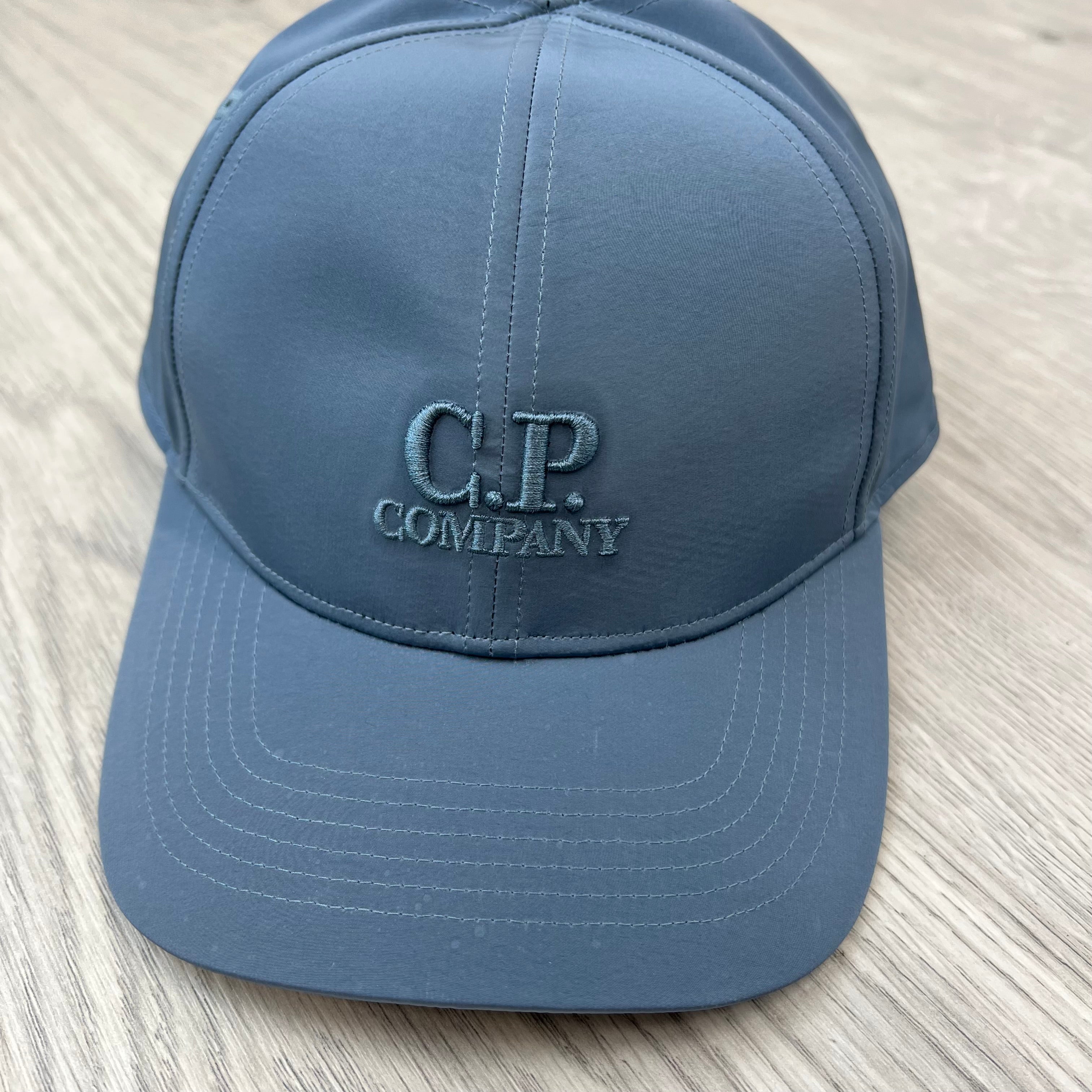 CP Company Goggle Baseball Cap - Orion Blue