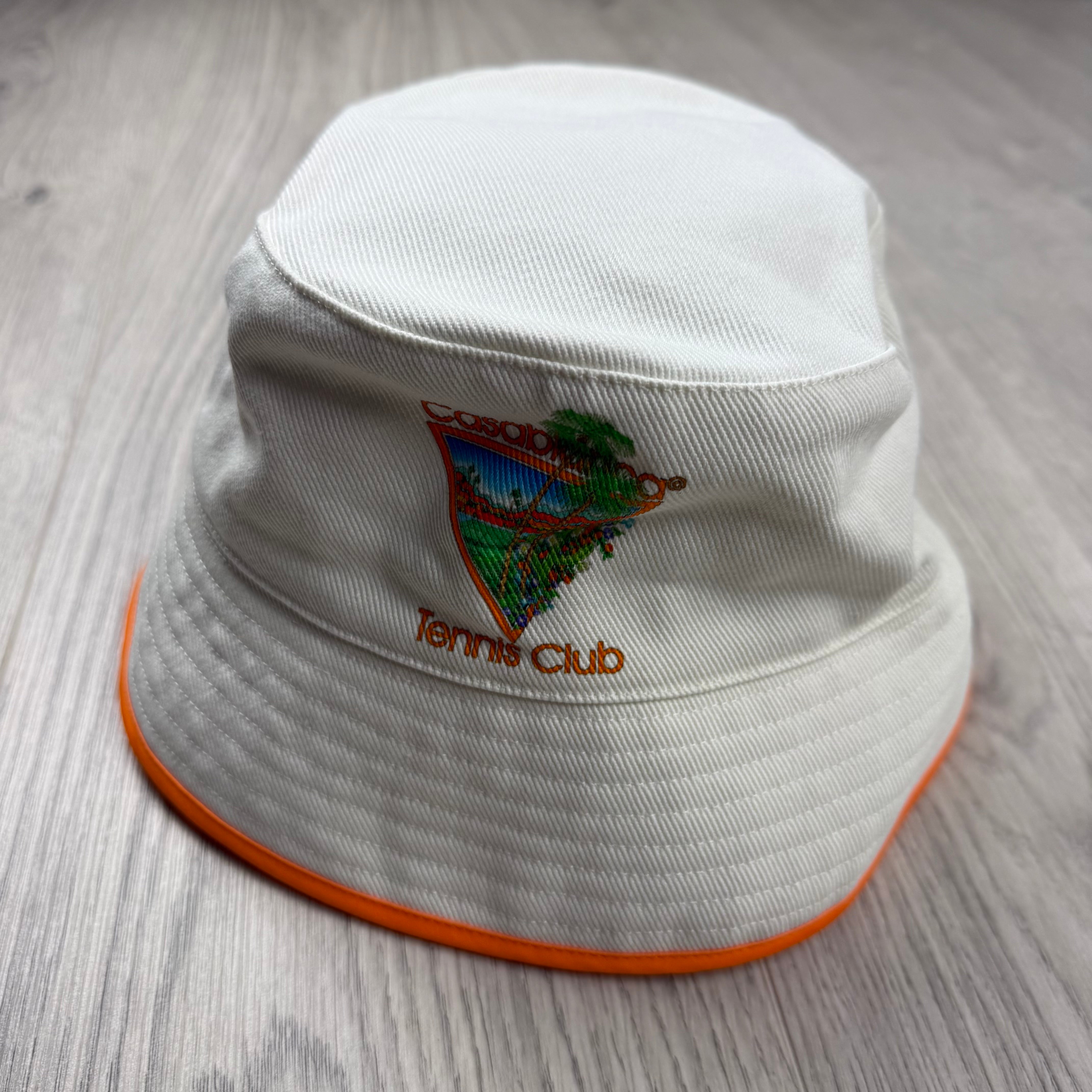 Casablanca Bucket Hat - White