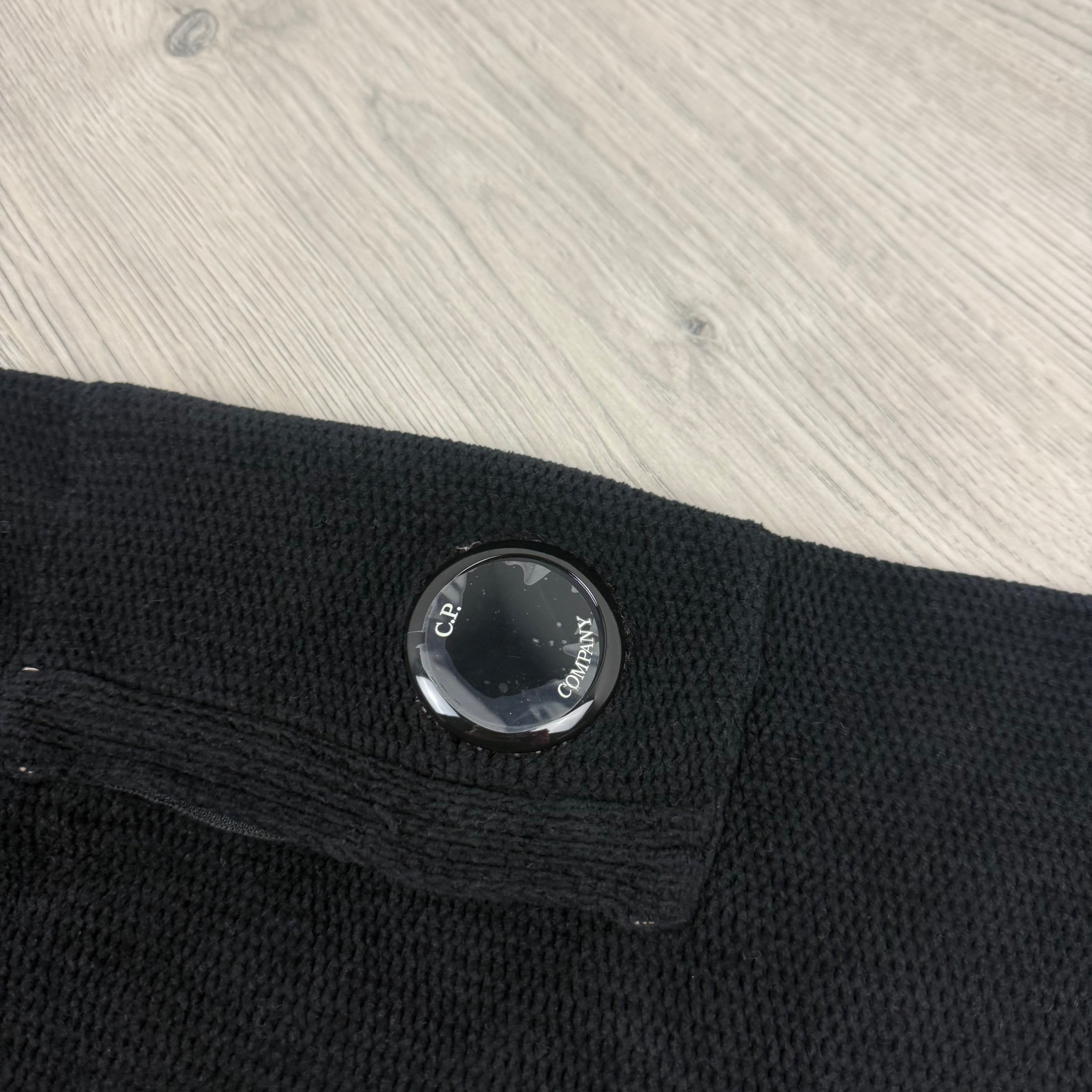 CP Company Chenille Knit Sweatshirt - Black