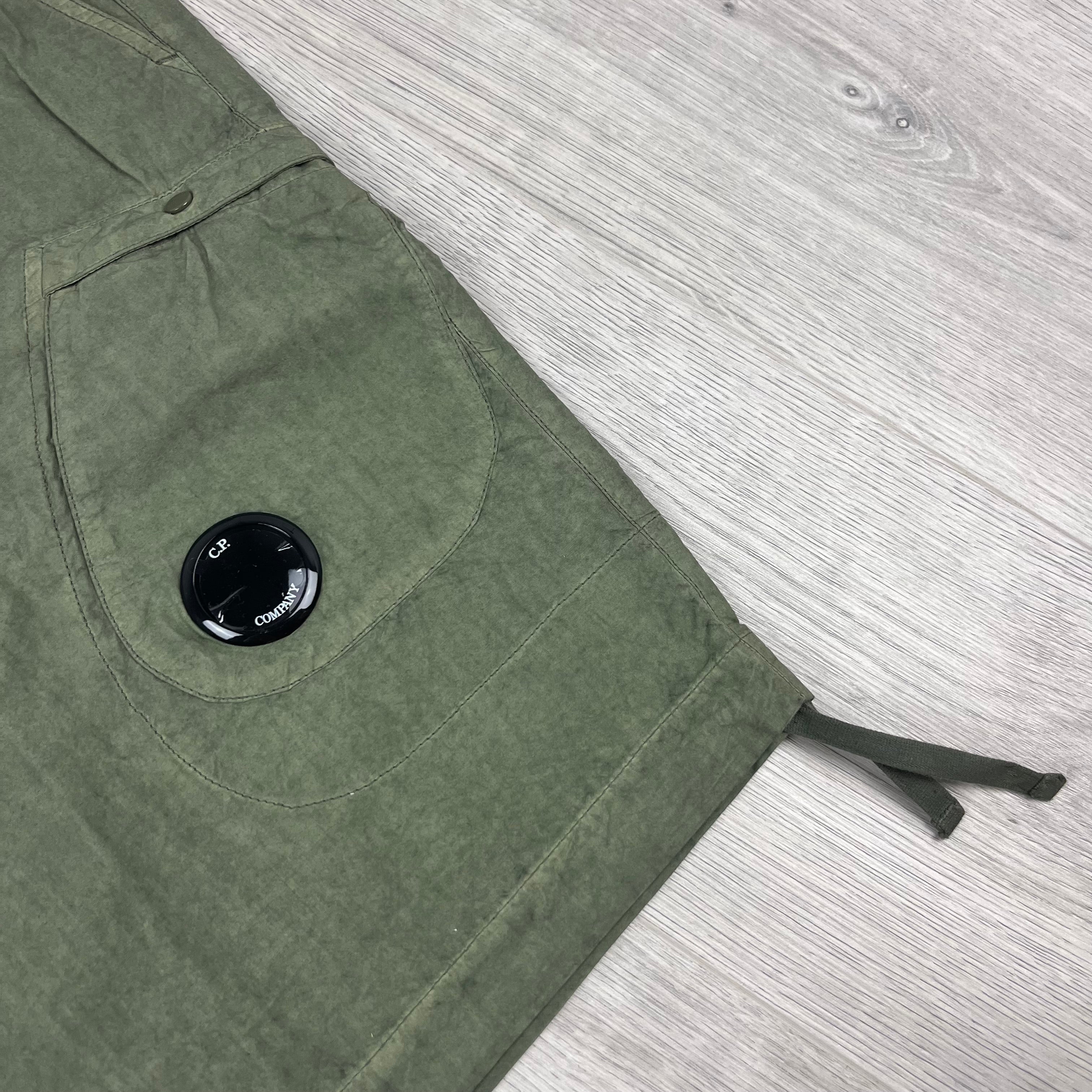 CP Company Cargo Shorts - Bronze Green