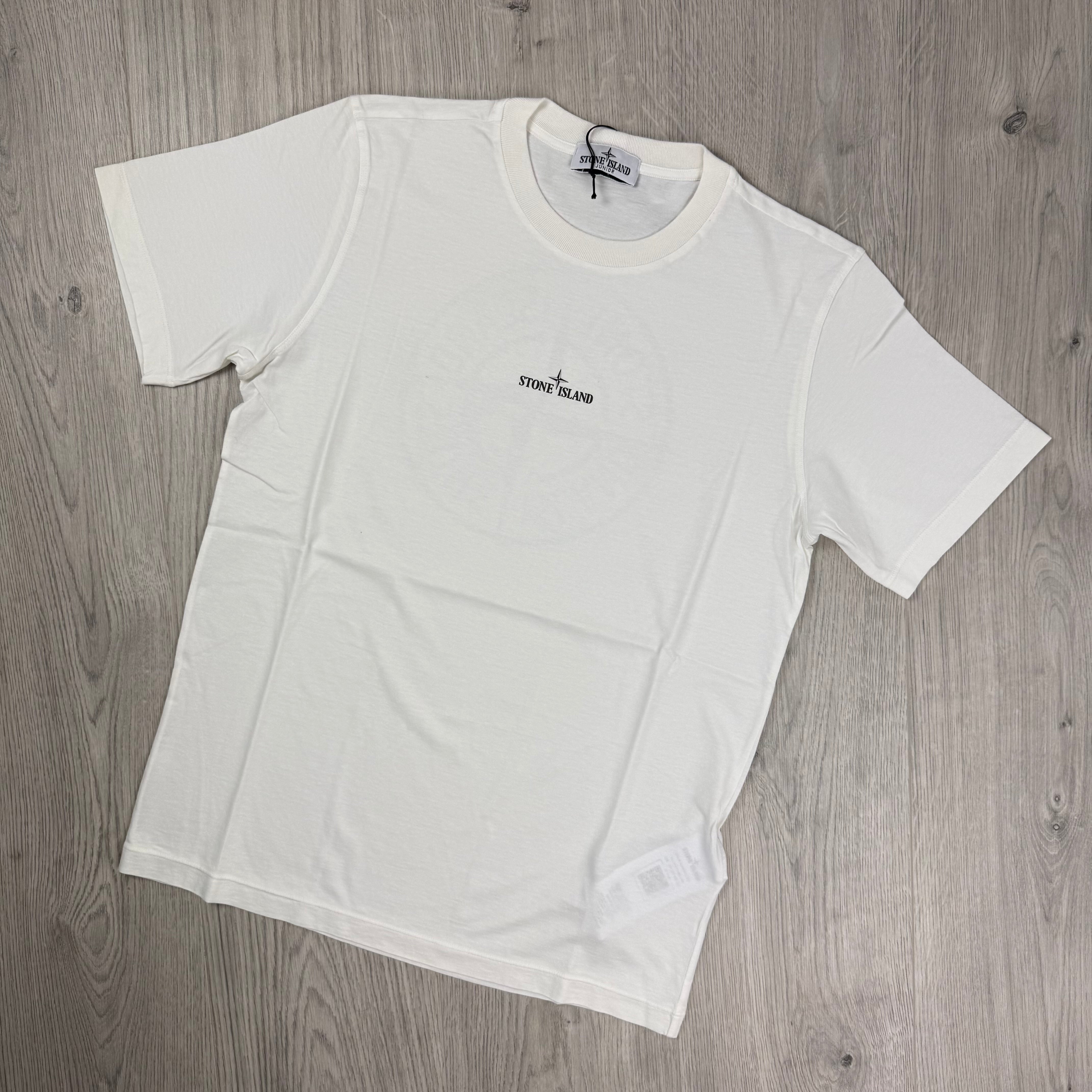 Stone Island Junior Printed T-Shirt - White