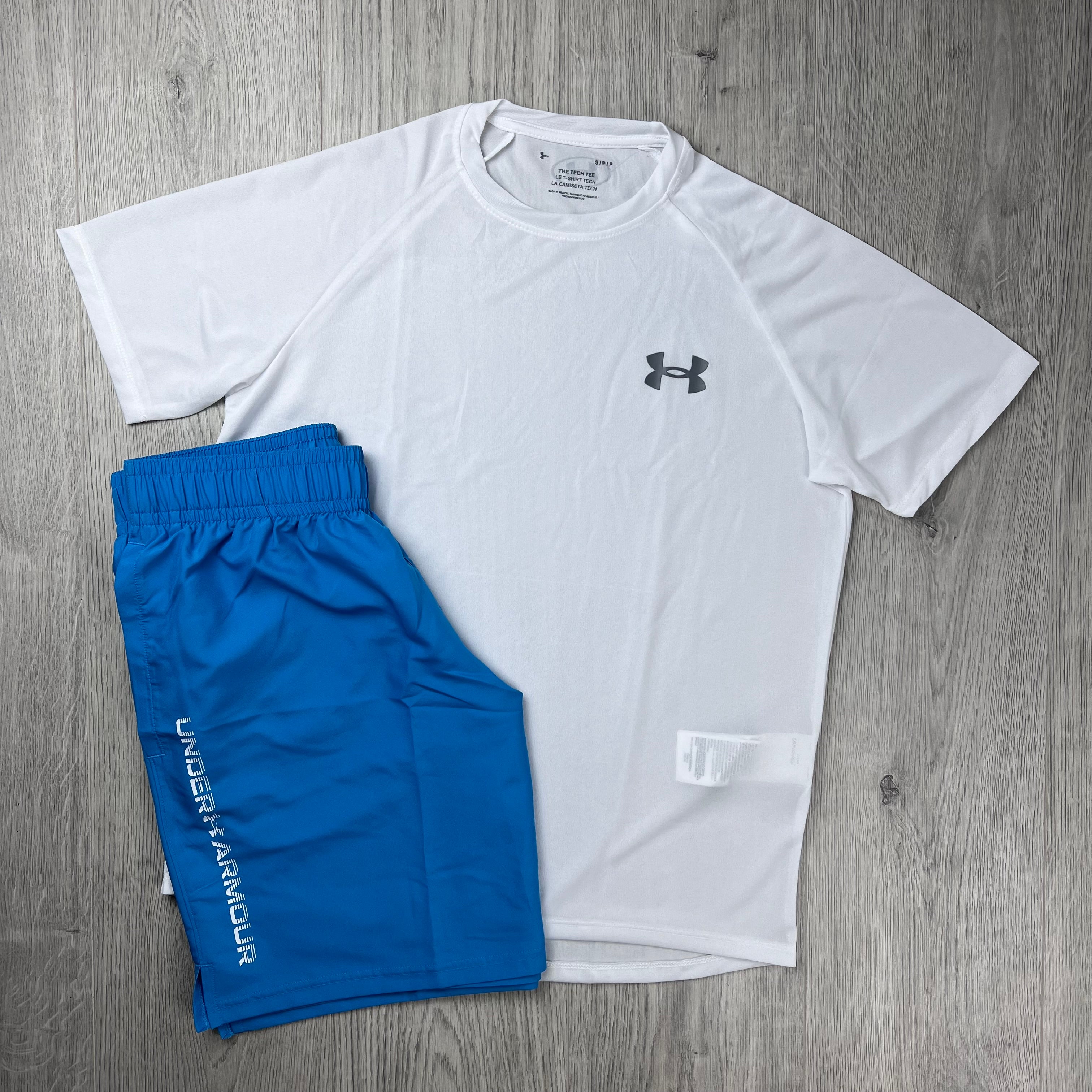 Under Armour Set - White/Blue