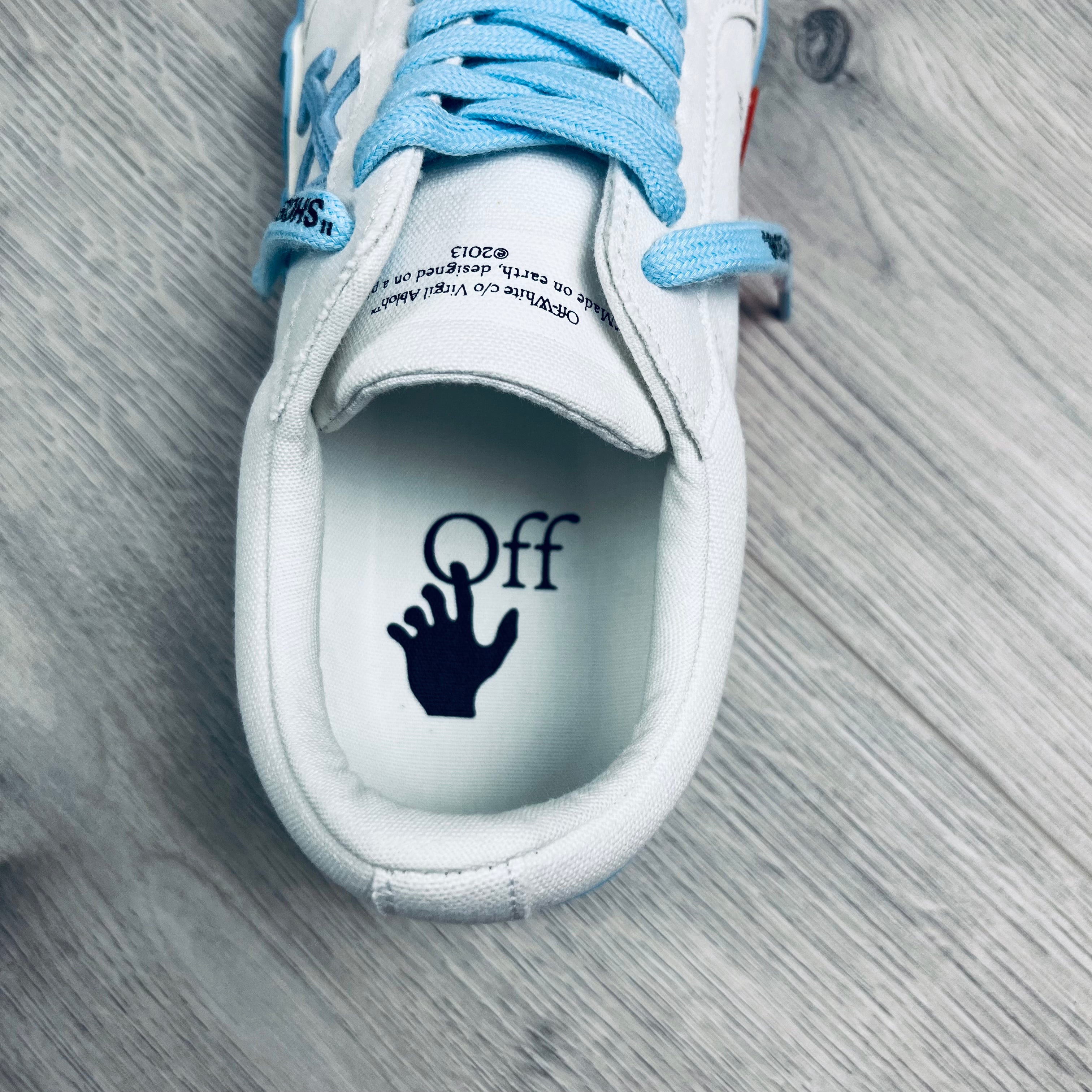 Off-White Canvas Sneakers