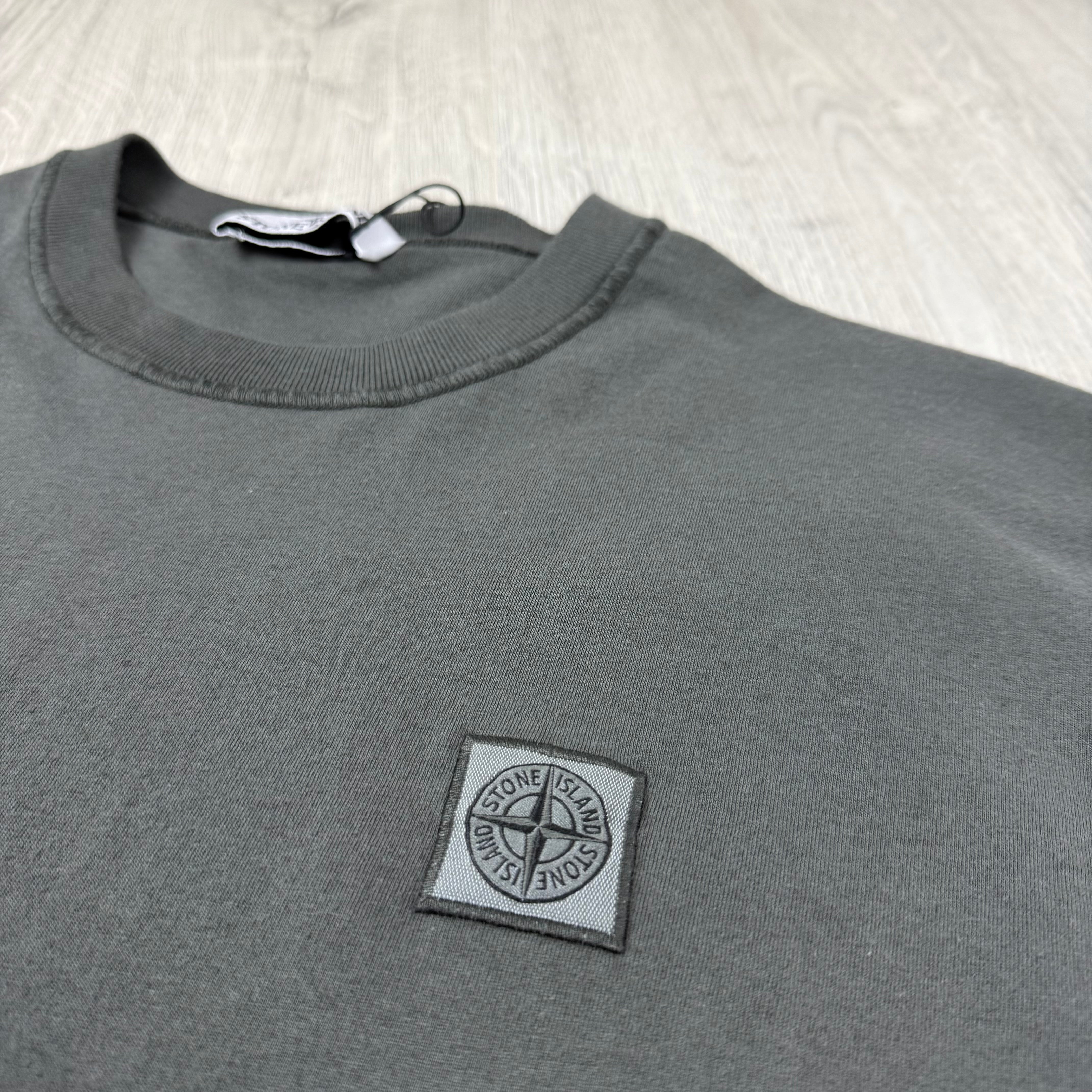 Stone Island Patch T-Shirt - Charcoal
