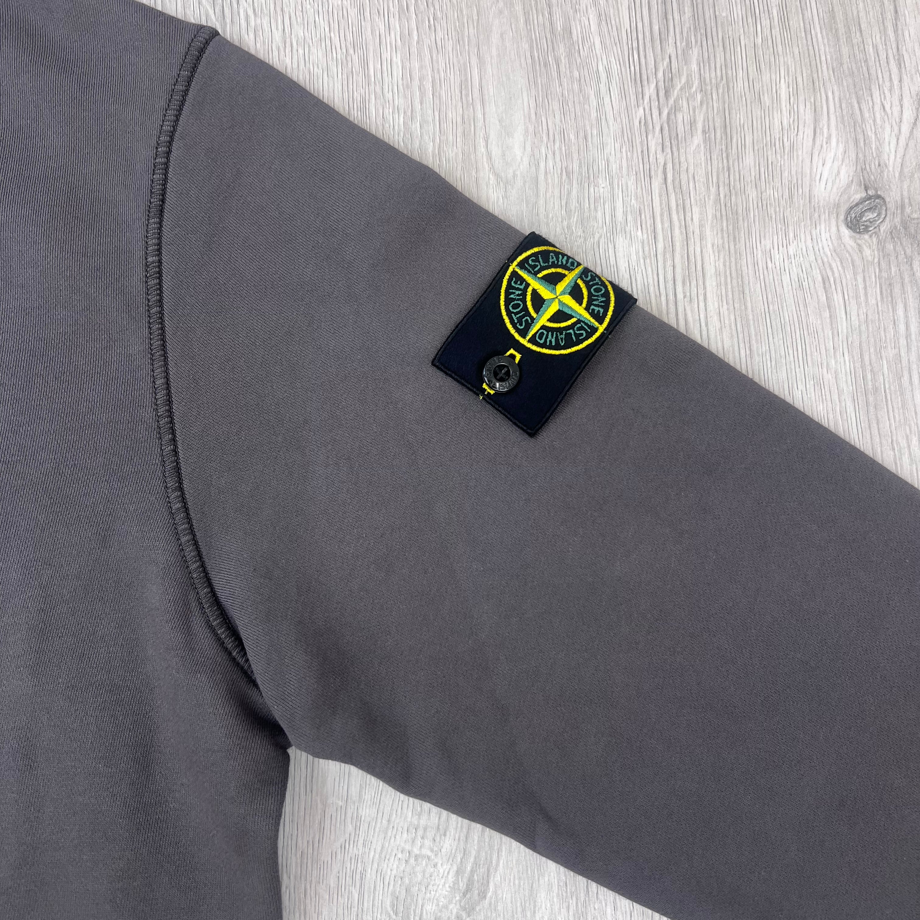 Stone Island Dyed Sweatshirt - Charcoal