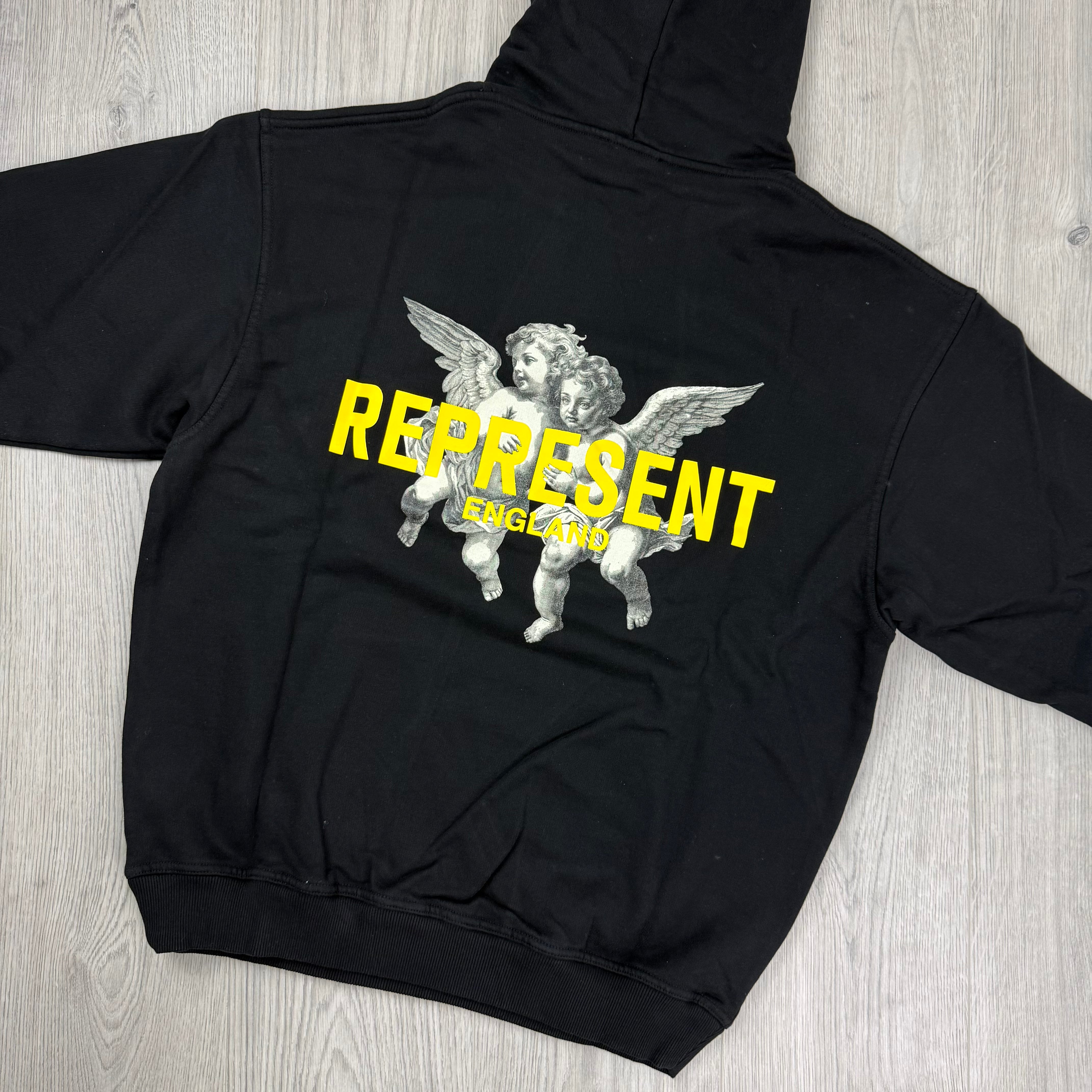 Represent 'Cherub' Hoodie - Jet Black