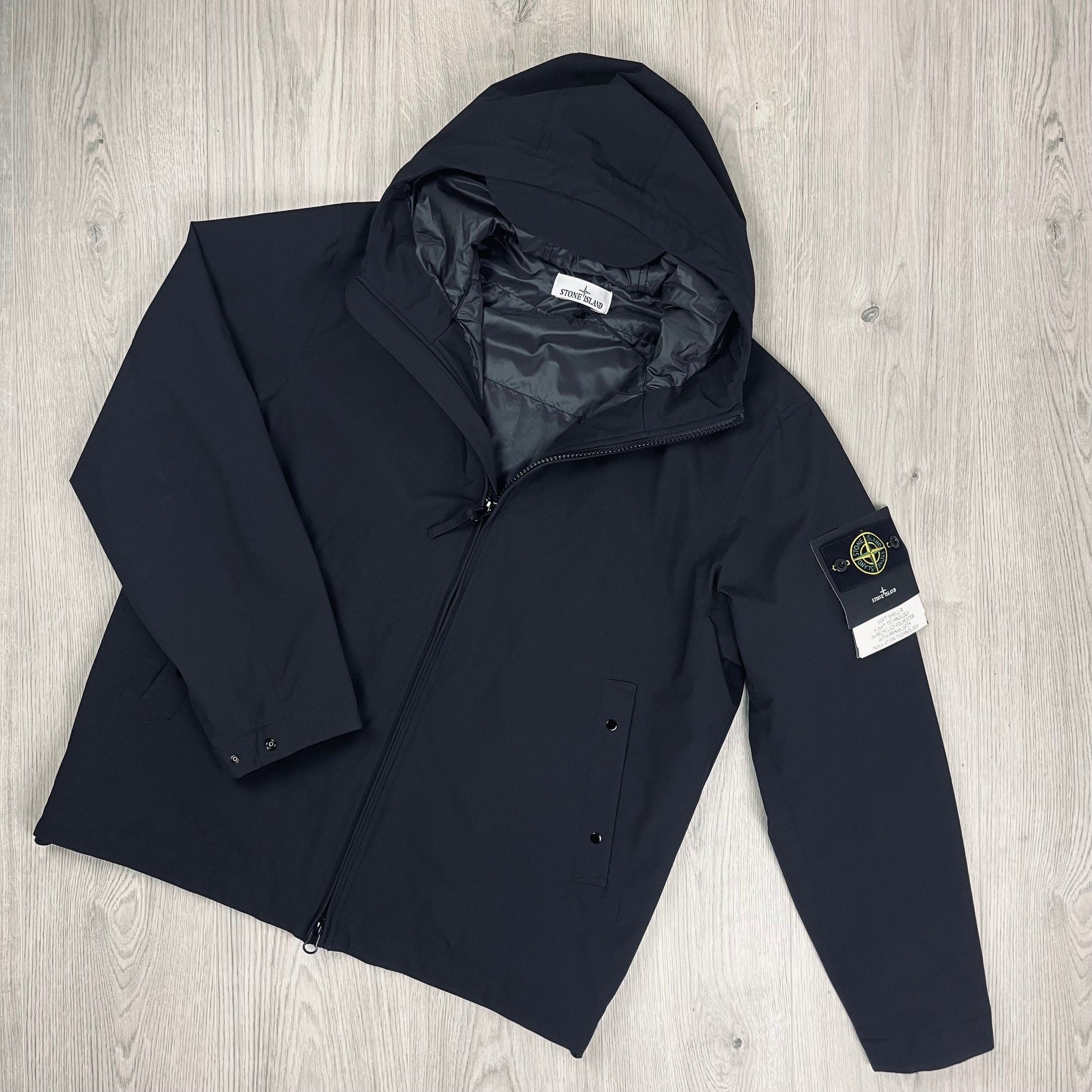 Stone Island Bicolor Polyamide Sleveless Jacket