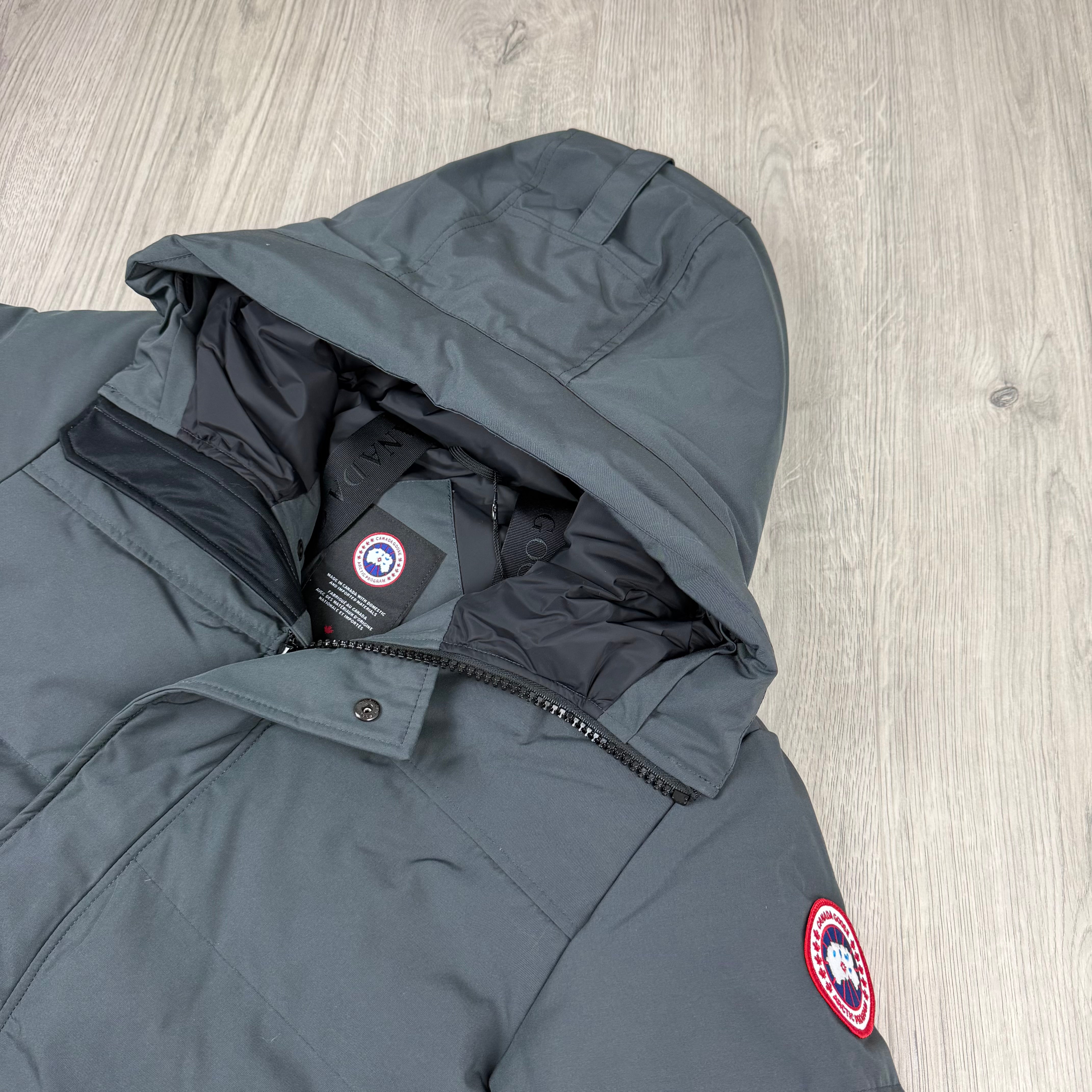 Canada Goose 'MacMillan' Parka in Granite Grey. On sale at Open Attire.