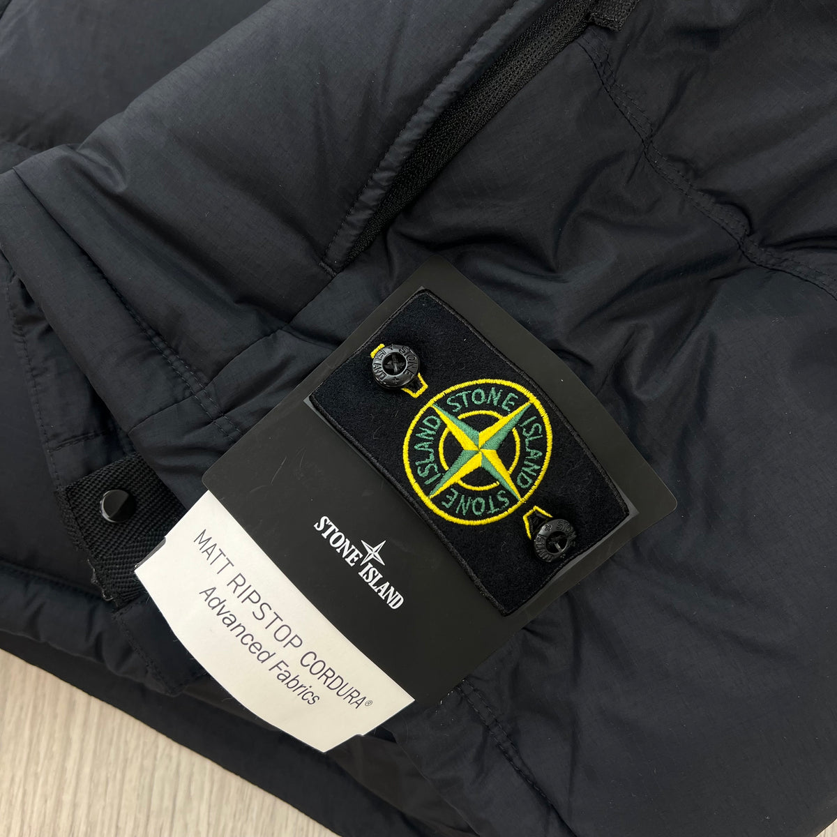 Stone Island Ripstop Down Gilet - Black