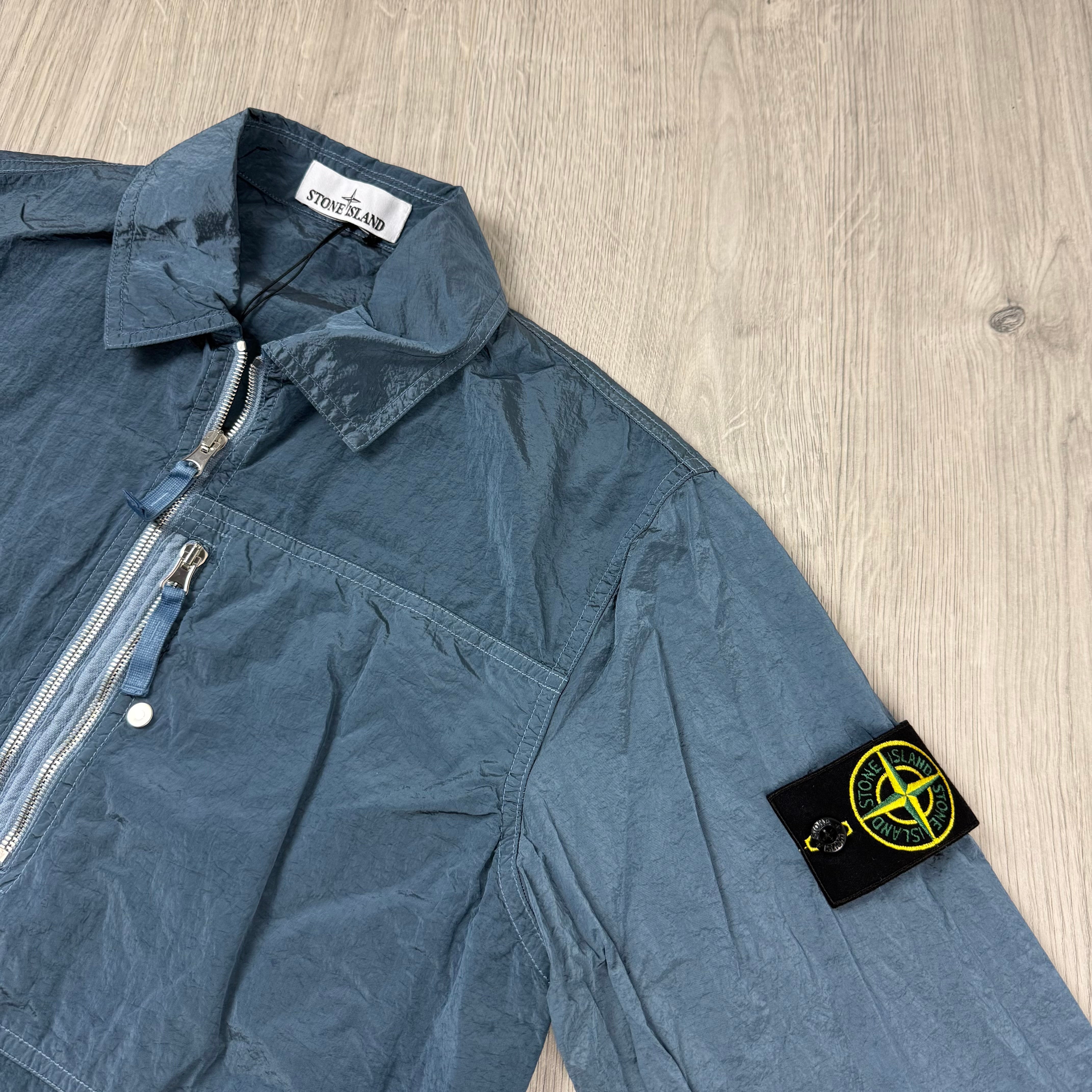 Stone Island Metal Overshirt - Steel Blue