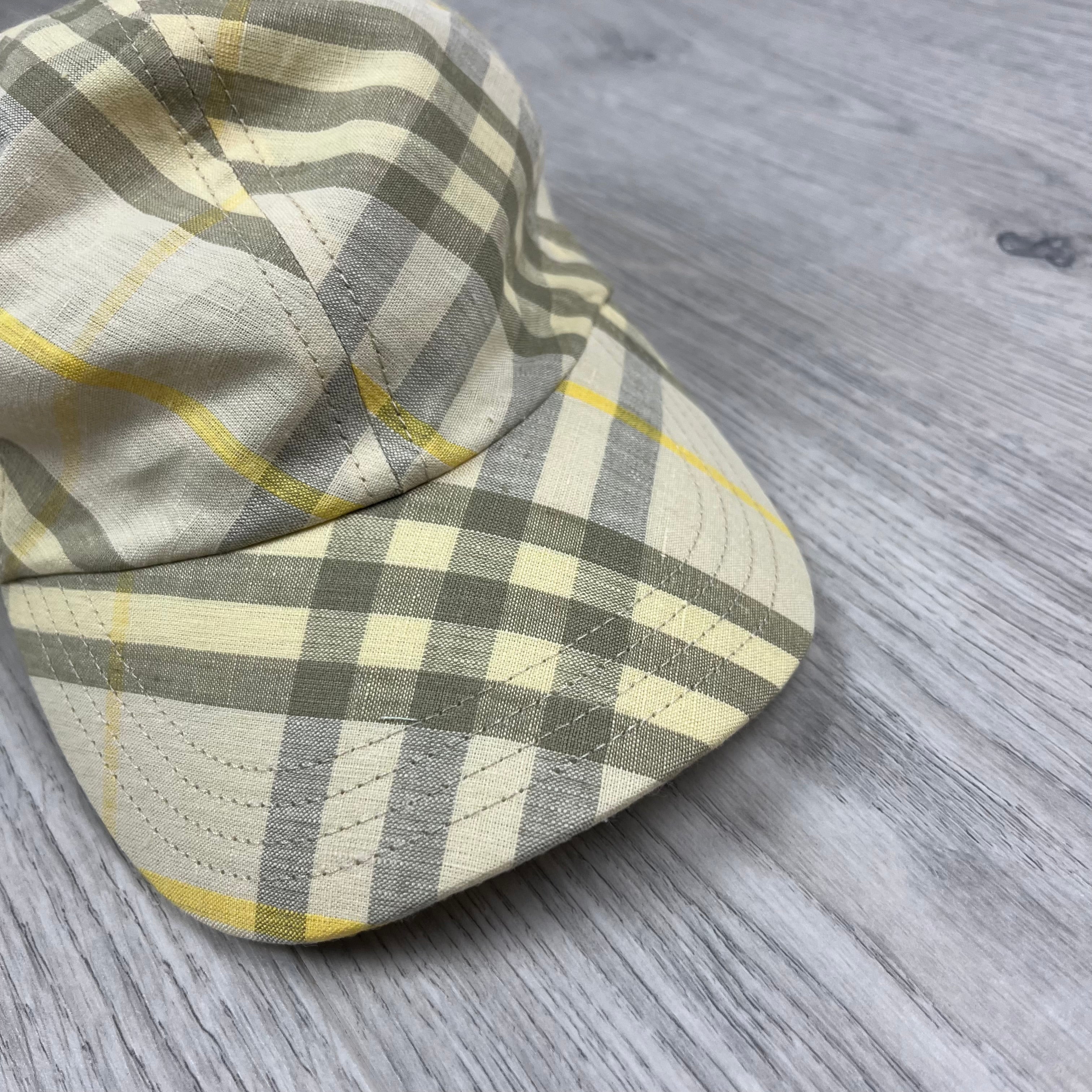 Burberry Linen Baseball Cap - Wheat