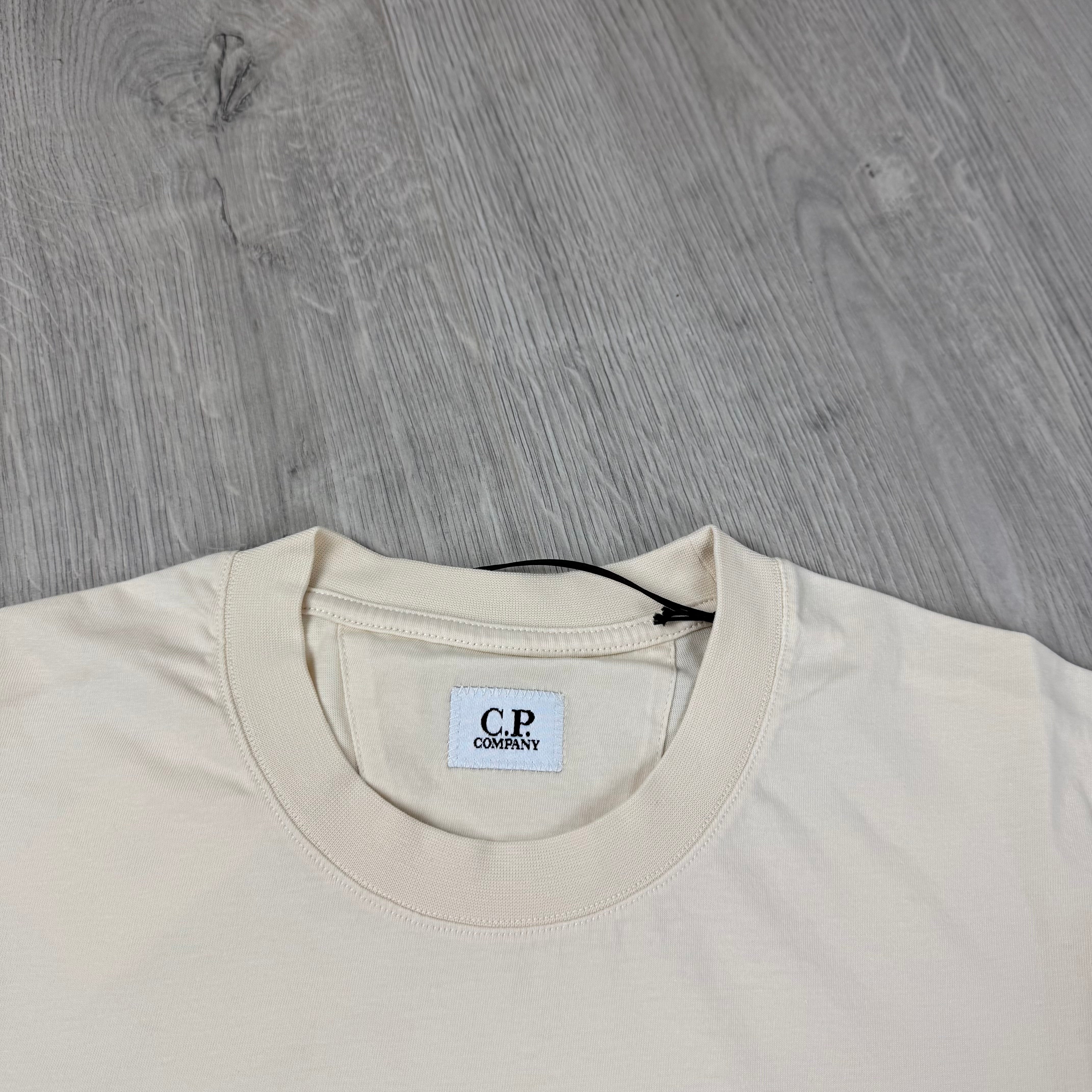 CP Company Printed T-Shirt - Pistachio Shell