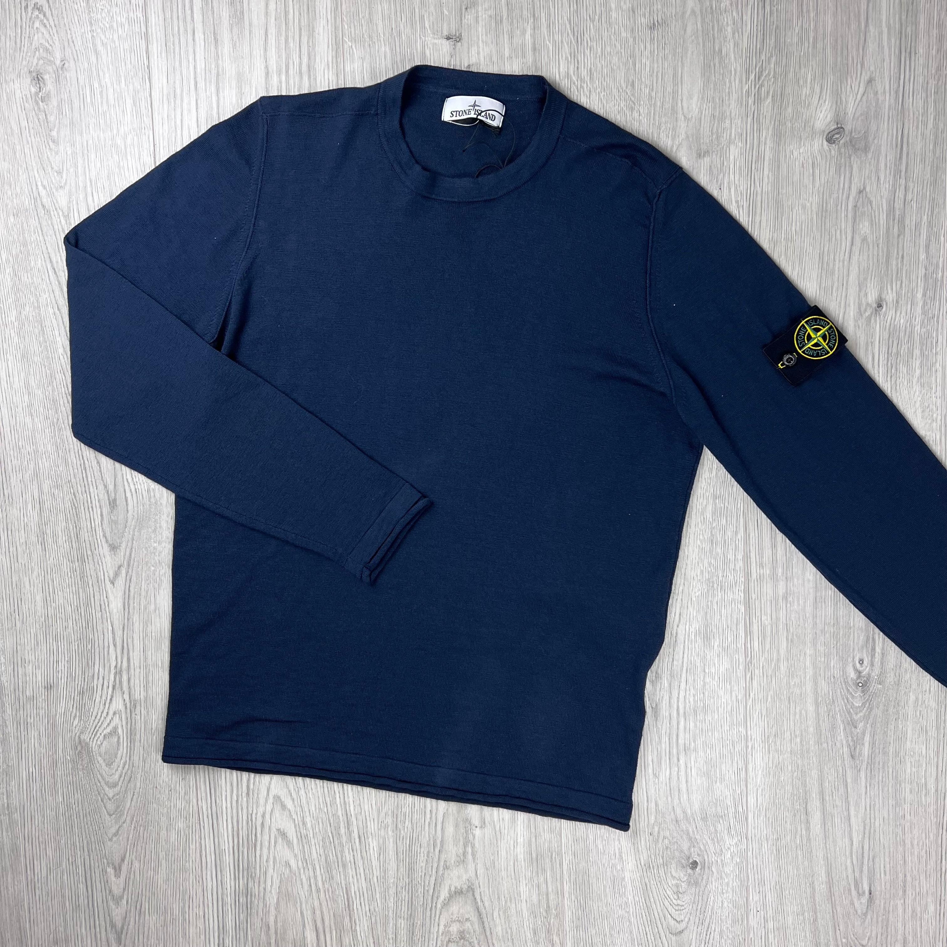 Stone Island Knit Sweatshirt - Navy