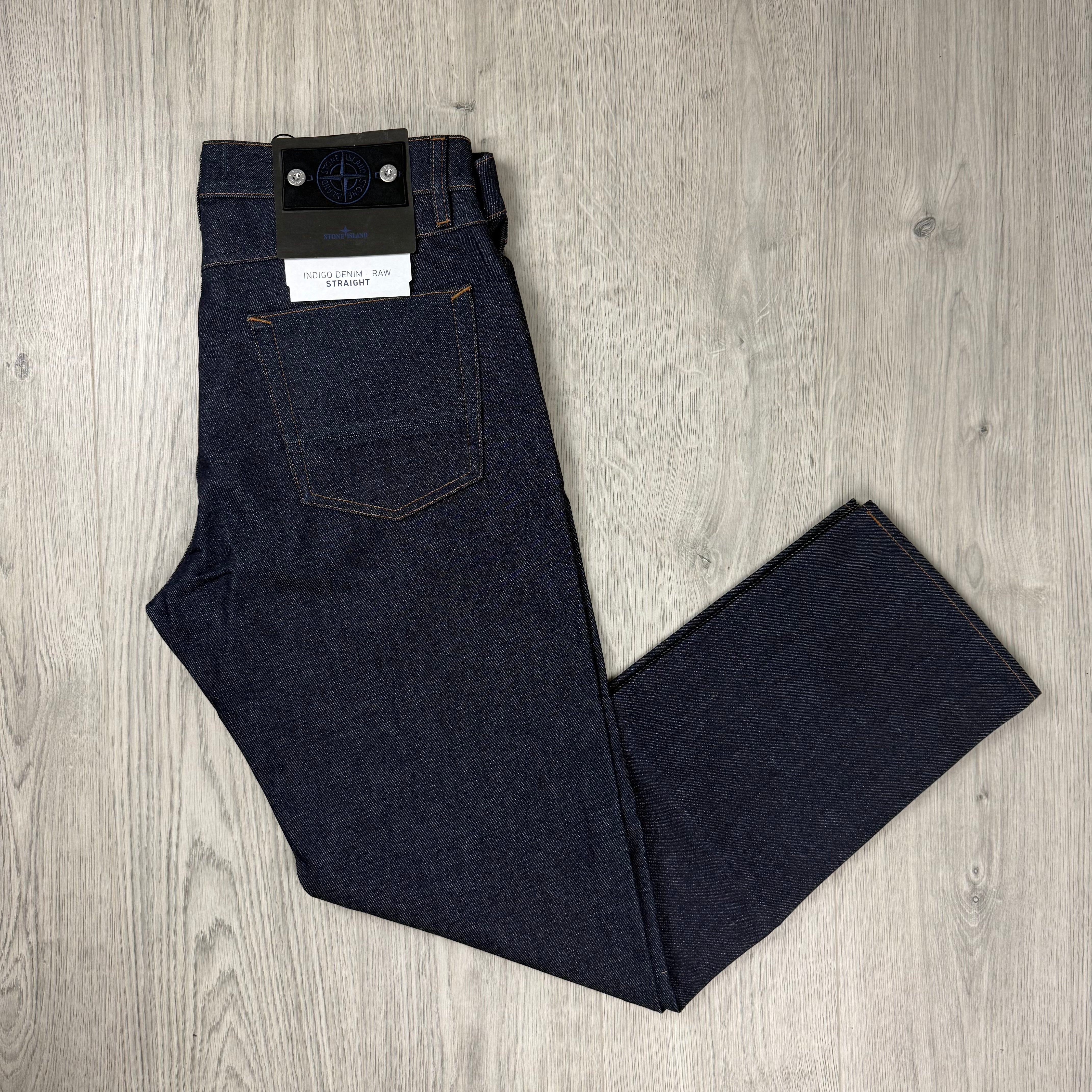 Stone Island Straight Denim Jeans - Blue