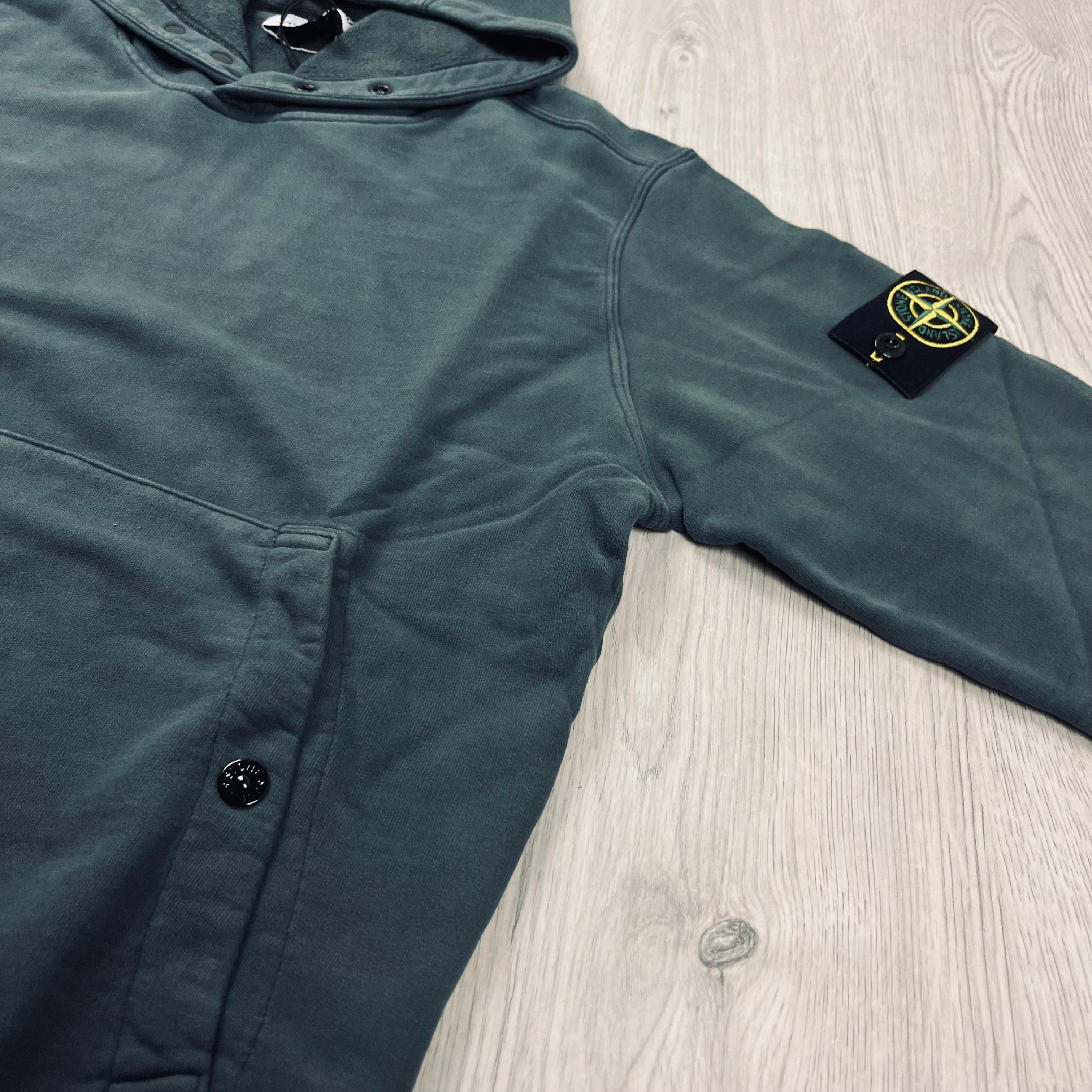 Stone Island Dyed Hoodie - Lead Grey