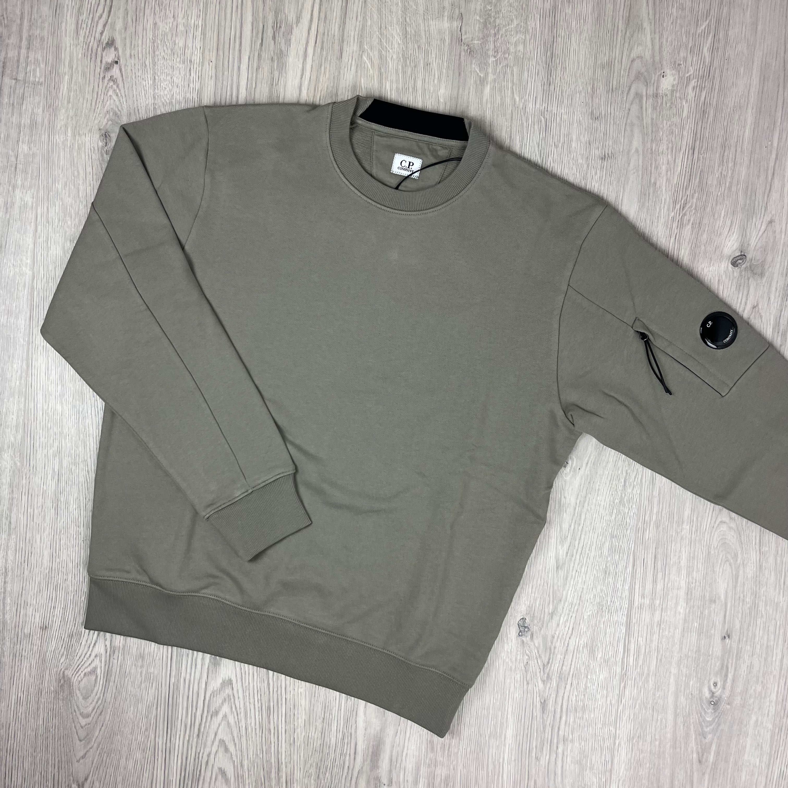 CP Company Raised Fleece Sweatshirt - Fallen Rock