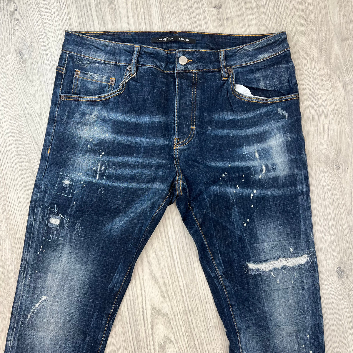 7TH HVN Slim Jeans - Blue