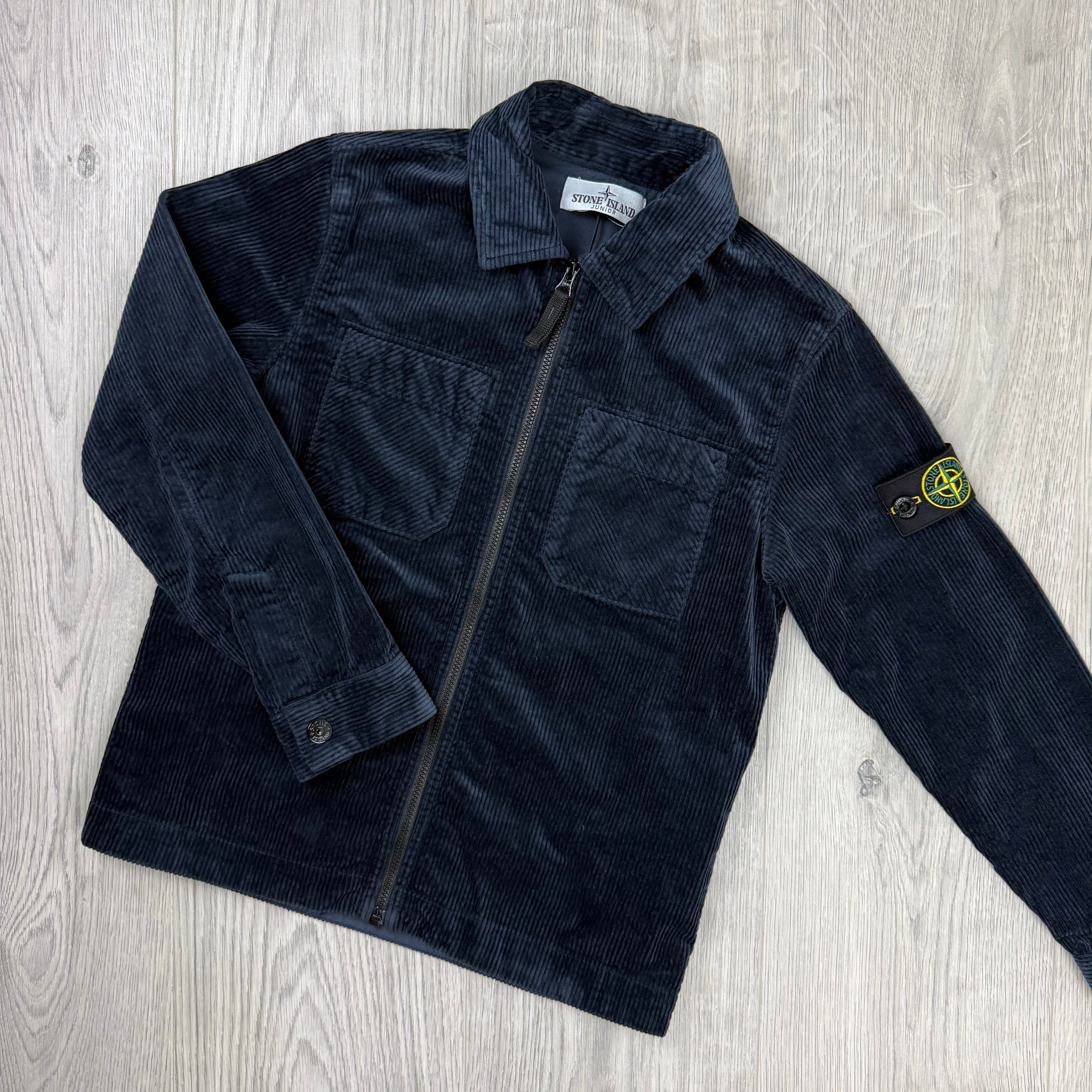 Stone Island Junior Corduroy Shirt - Navy