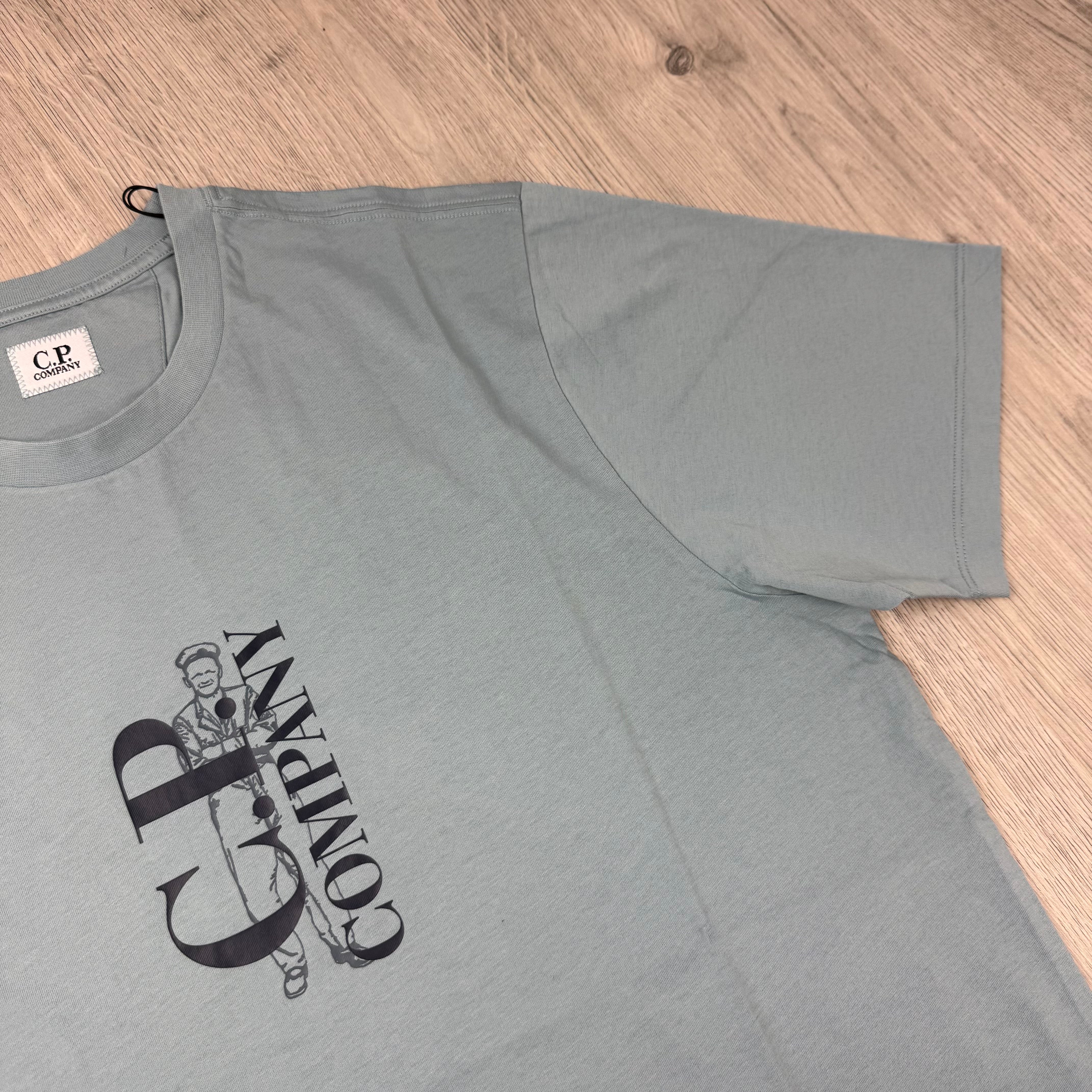 CP Company Sailor T-Shirt - Silver Blue