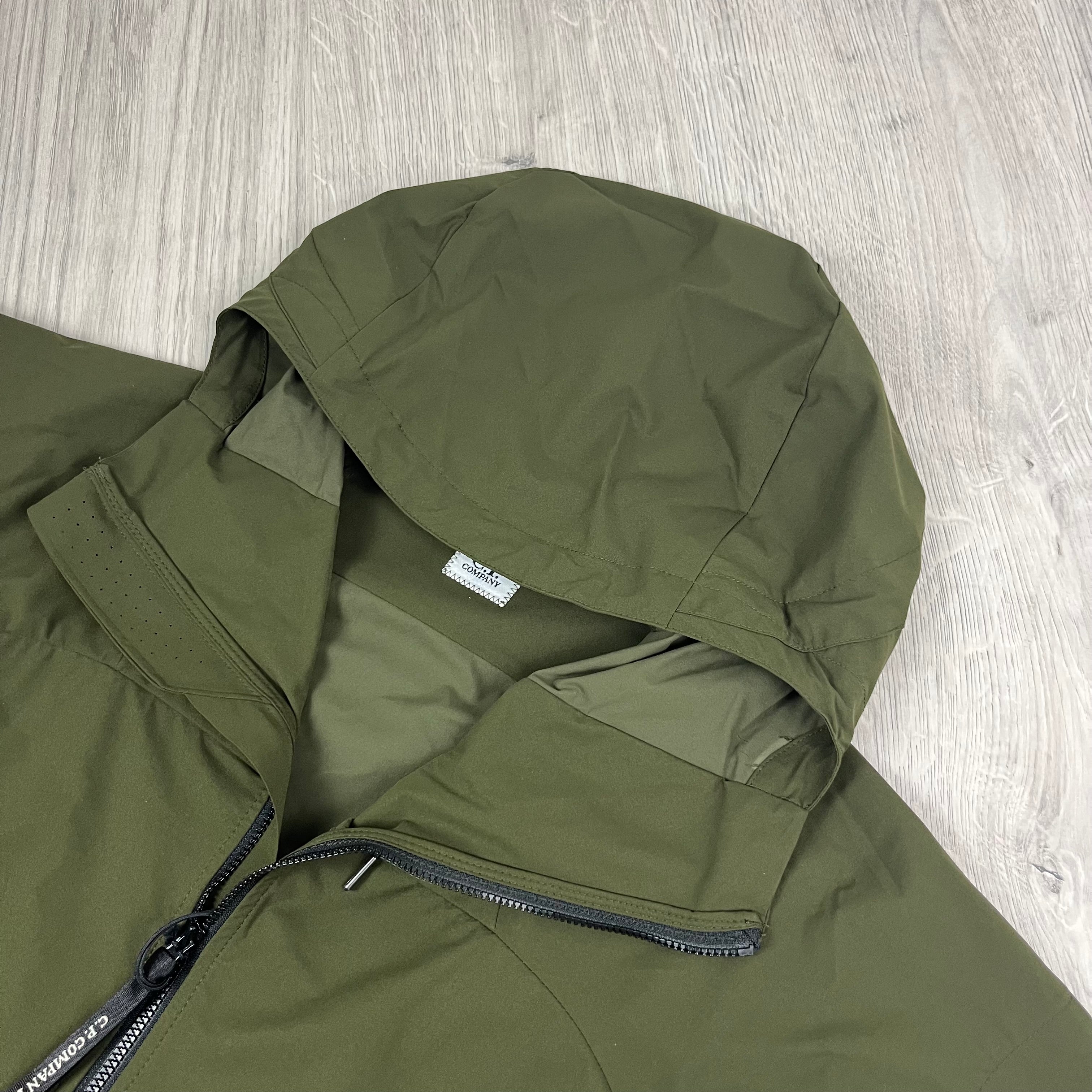 Men's CP Company Pro-Tek Jacket in Ivy Green. On sale at Open Attire.