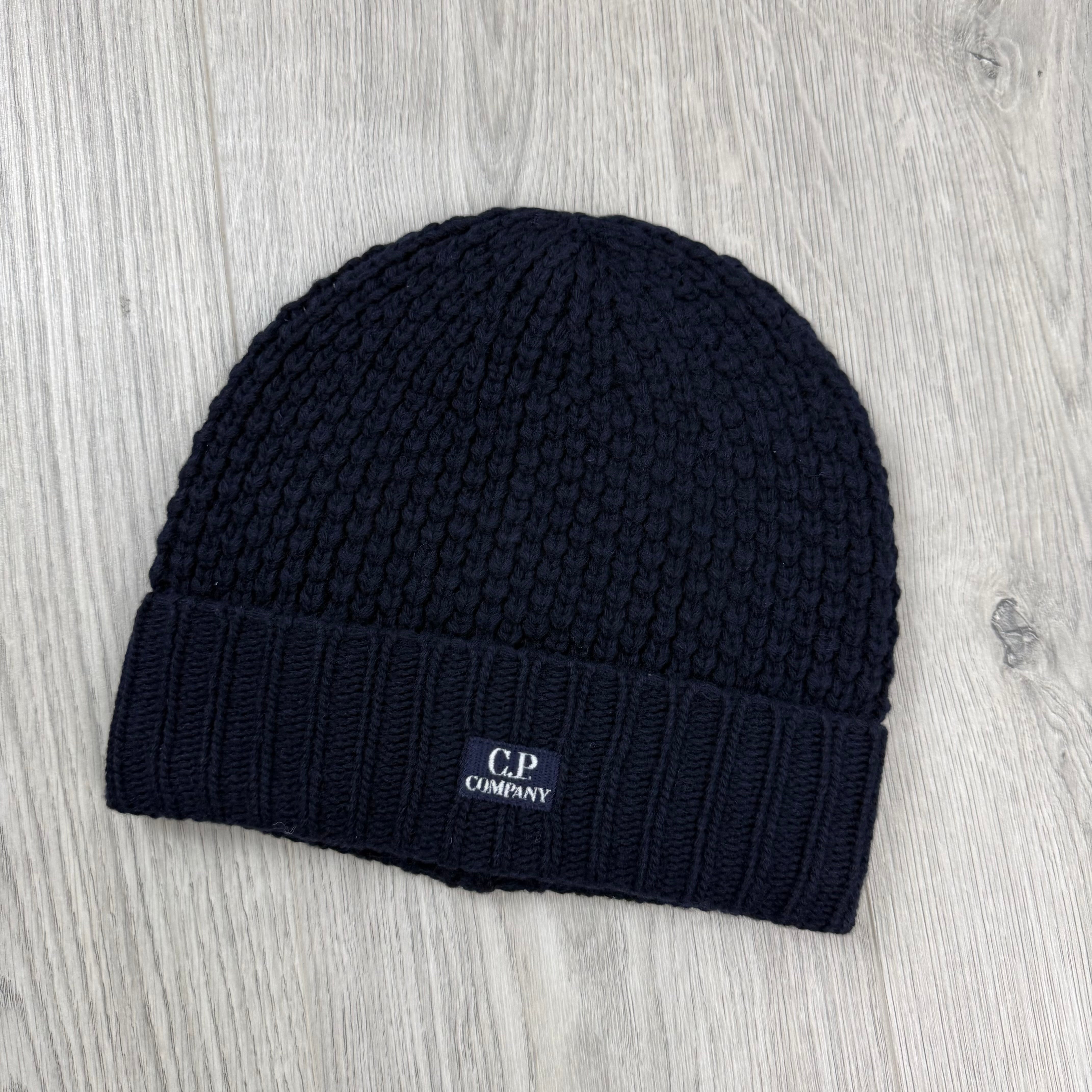 CP Company Patch Beanie - Navy