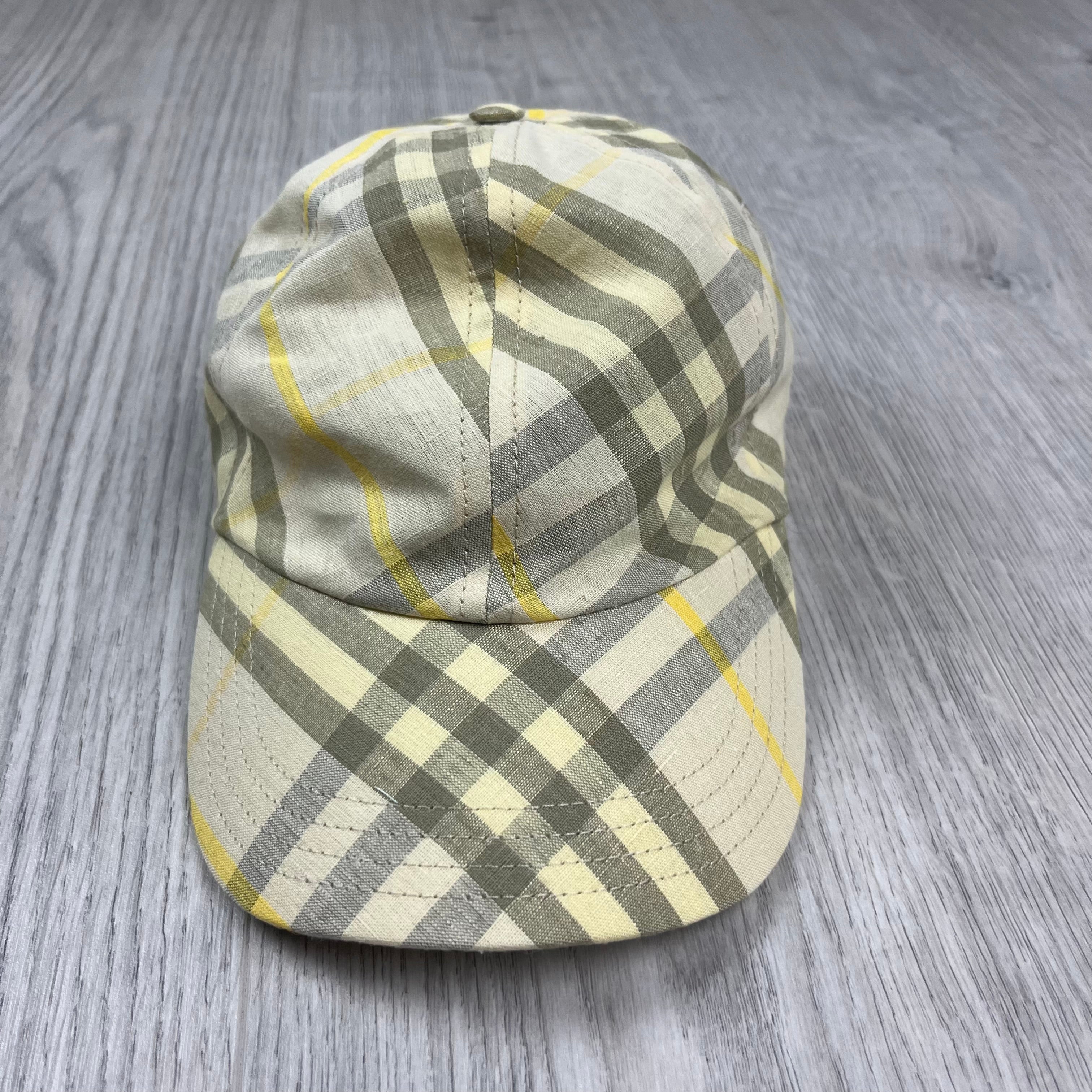 Burberry Linen Baseball Cap - Wheat