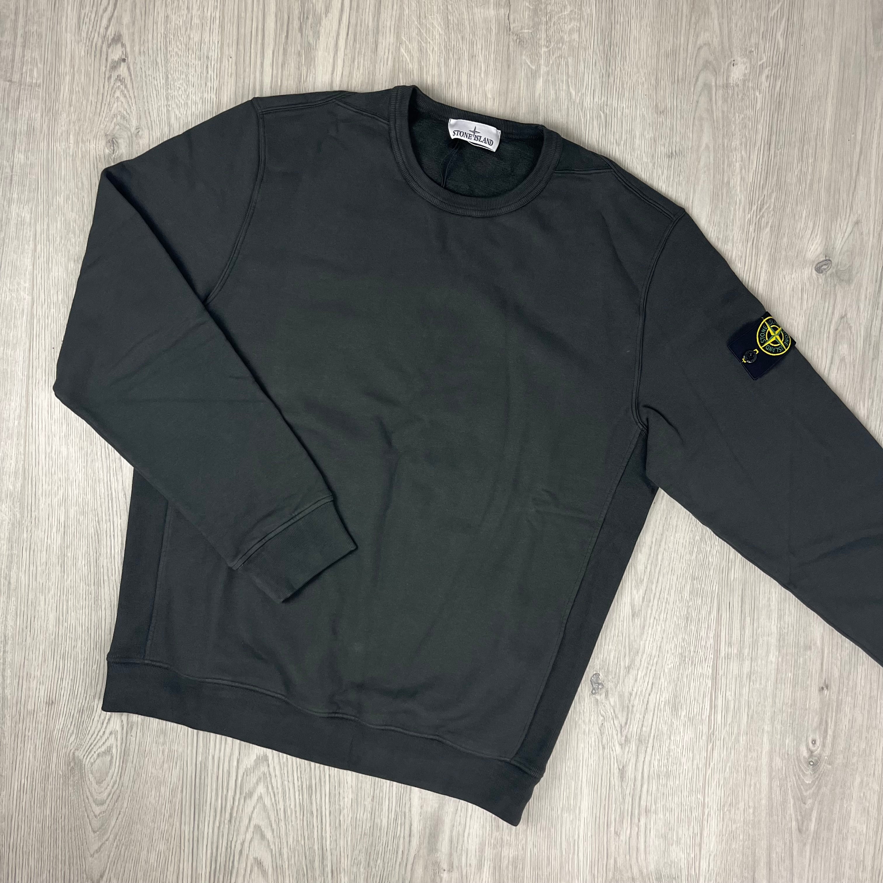 Stone Island Dyed Sweatshirt - Lead Grey