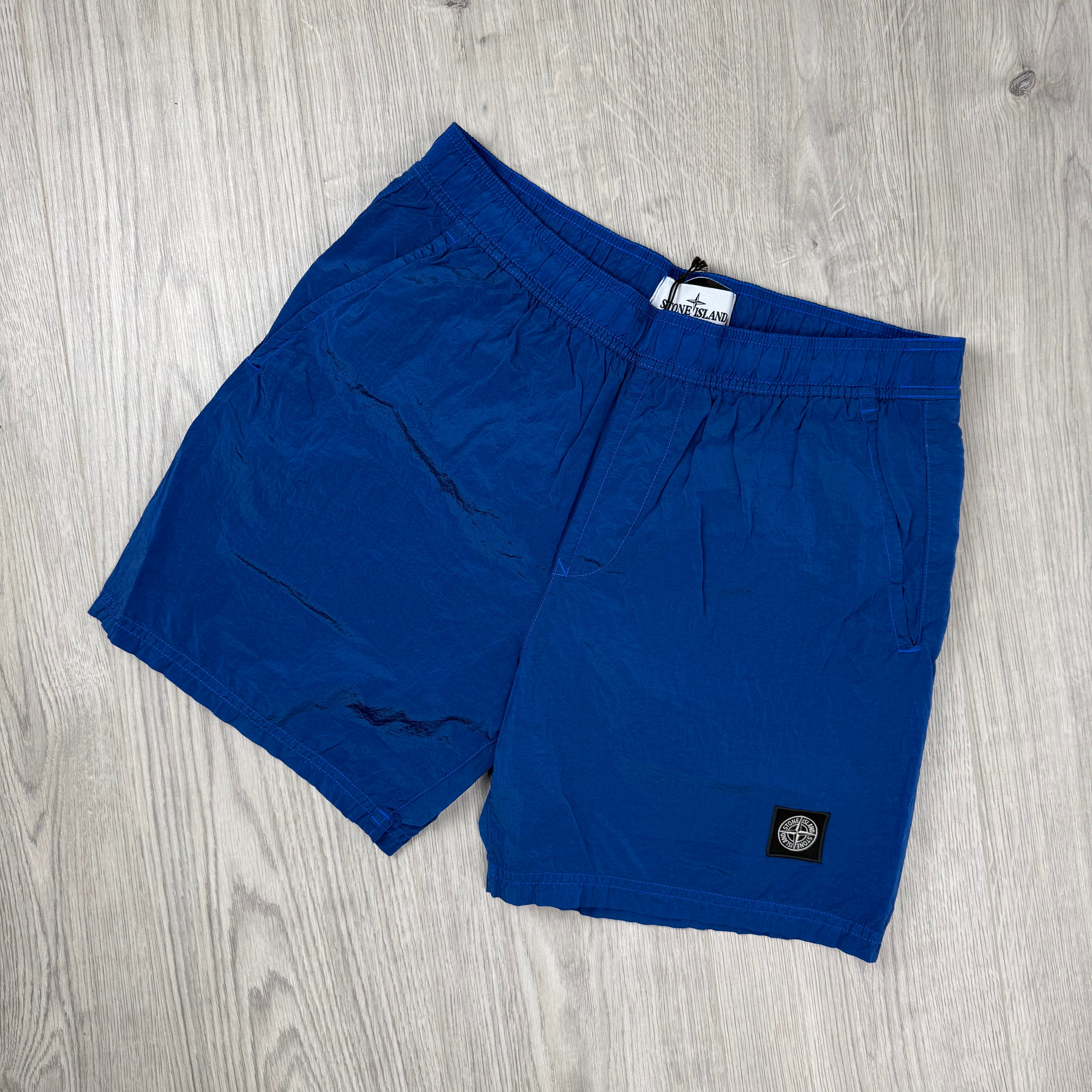 Stone Island Metal Swim Shorts - Bright Blue