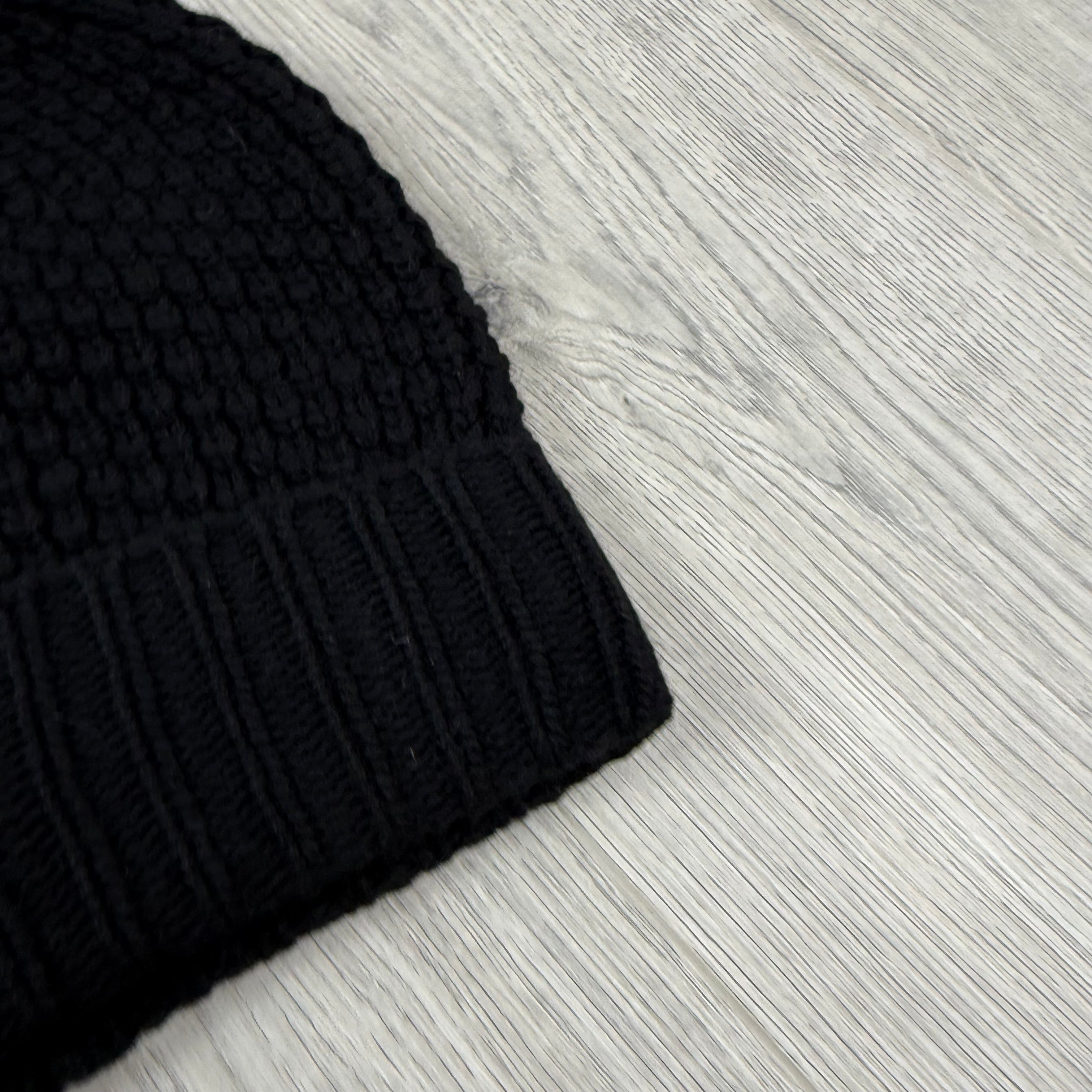 CP Company Patch Beanie - Black