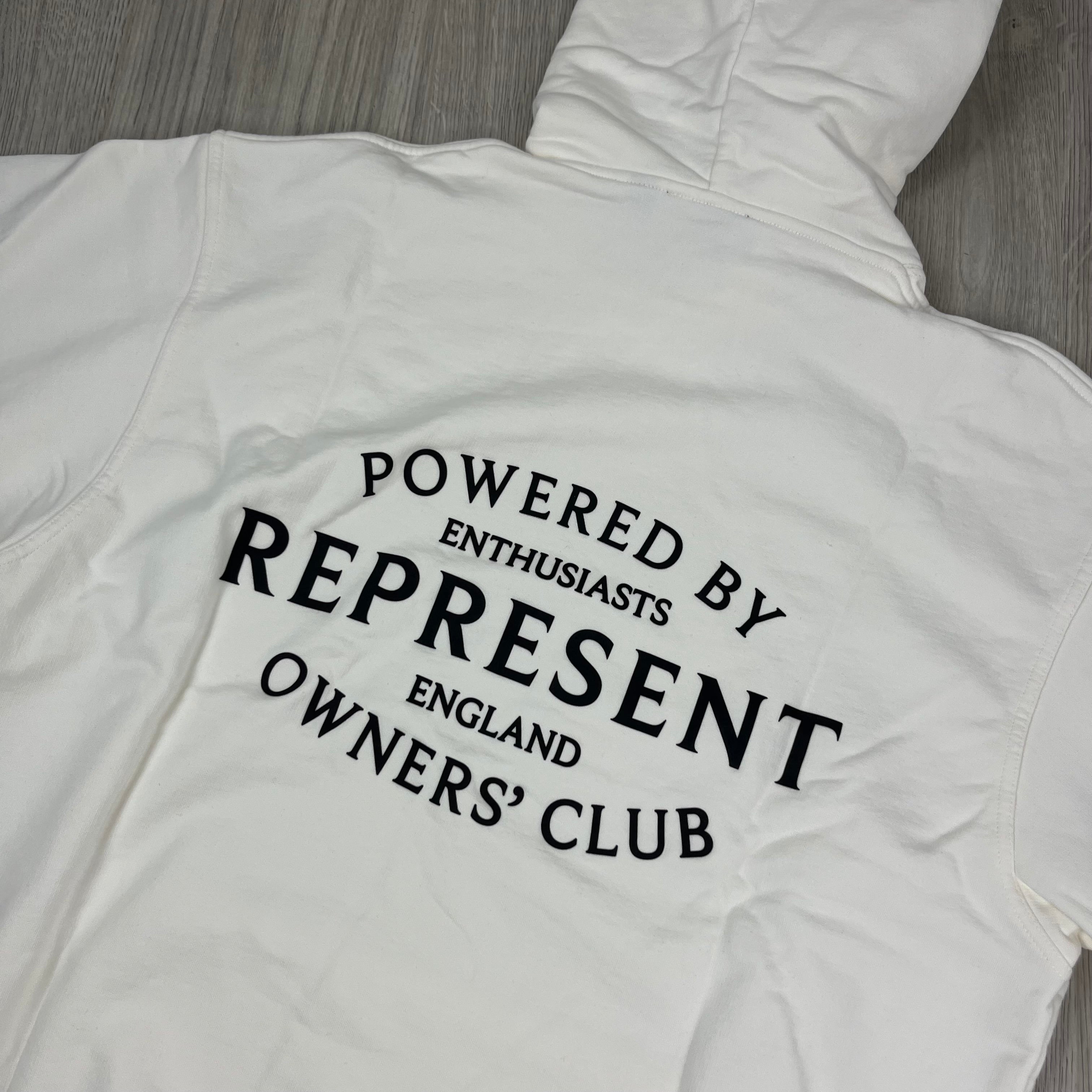 Represent 'Owner's Club' Stamp Hoodie - White