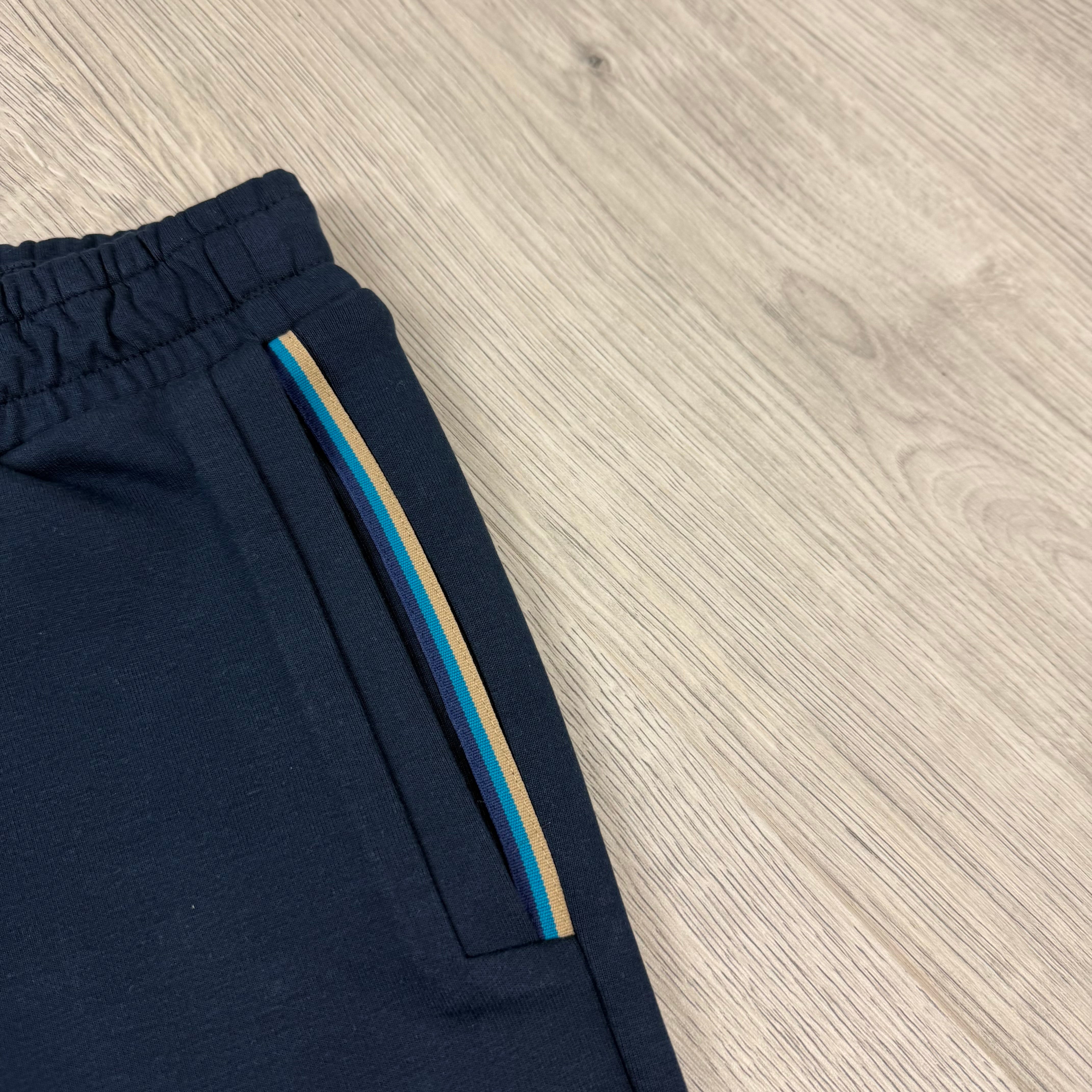 Sandbanks Badge Logo Jersey Shorts - Navy
