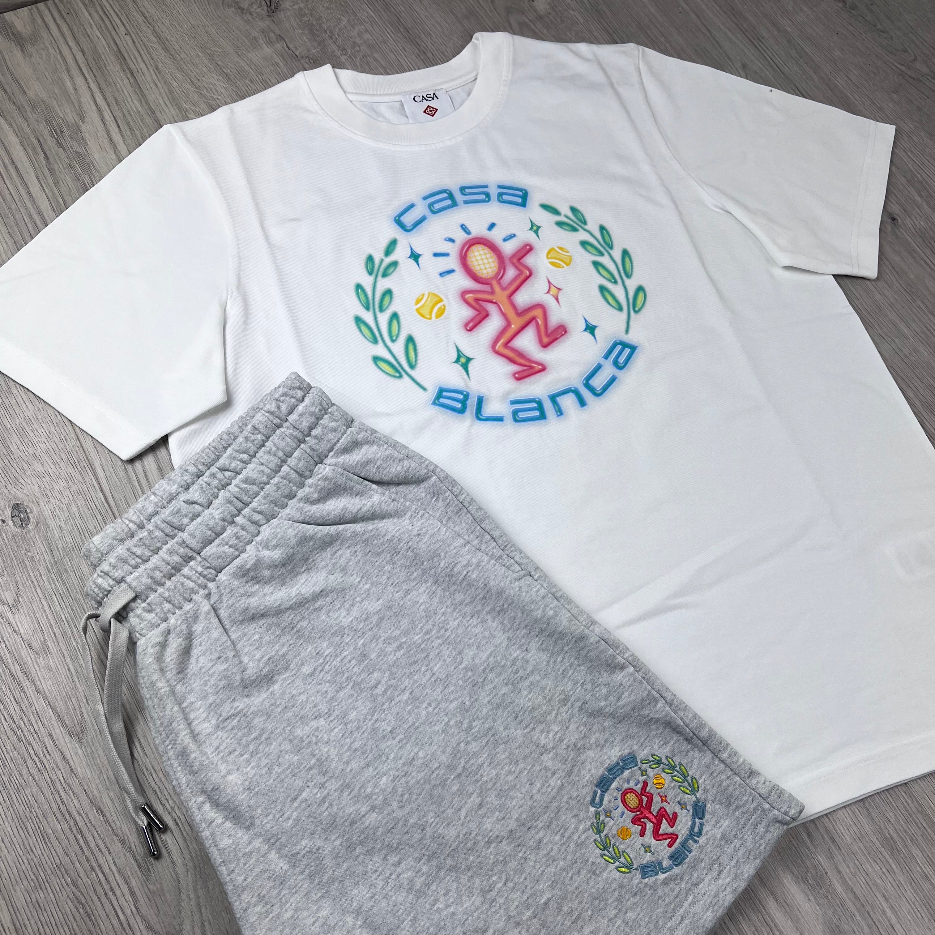 Casablanca 'Dance Joy' Set - White/Grey