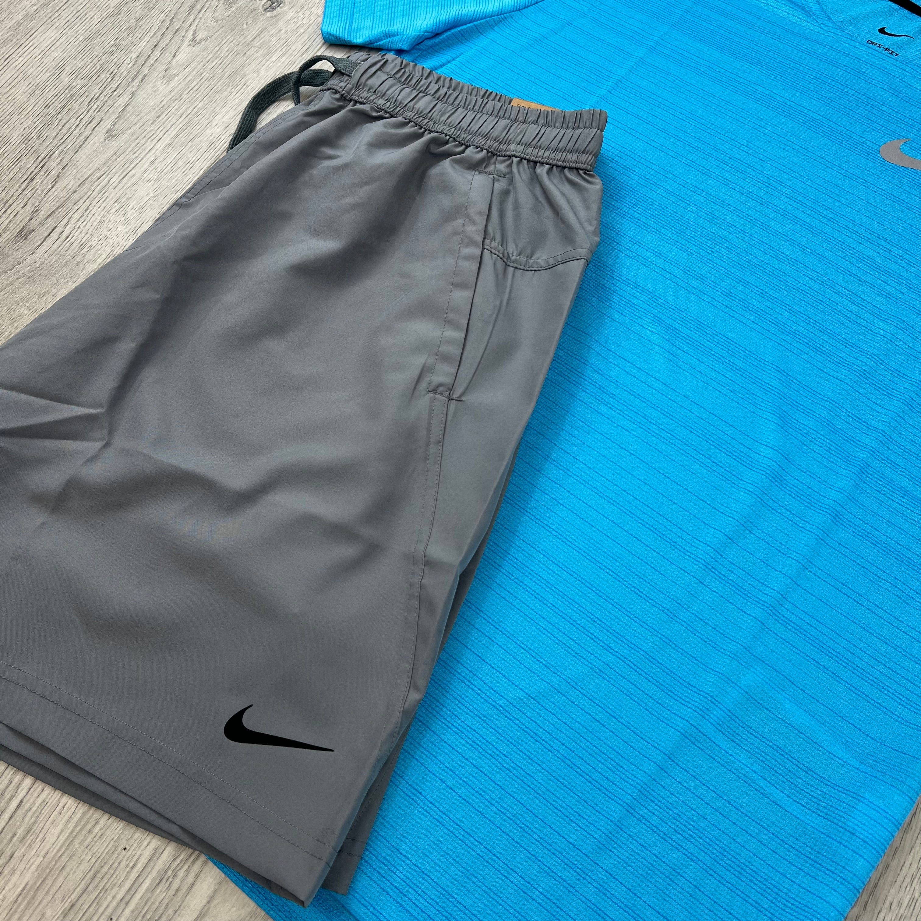 Nike 'Miler' Set - Blue/Grey