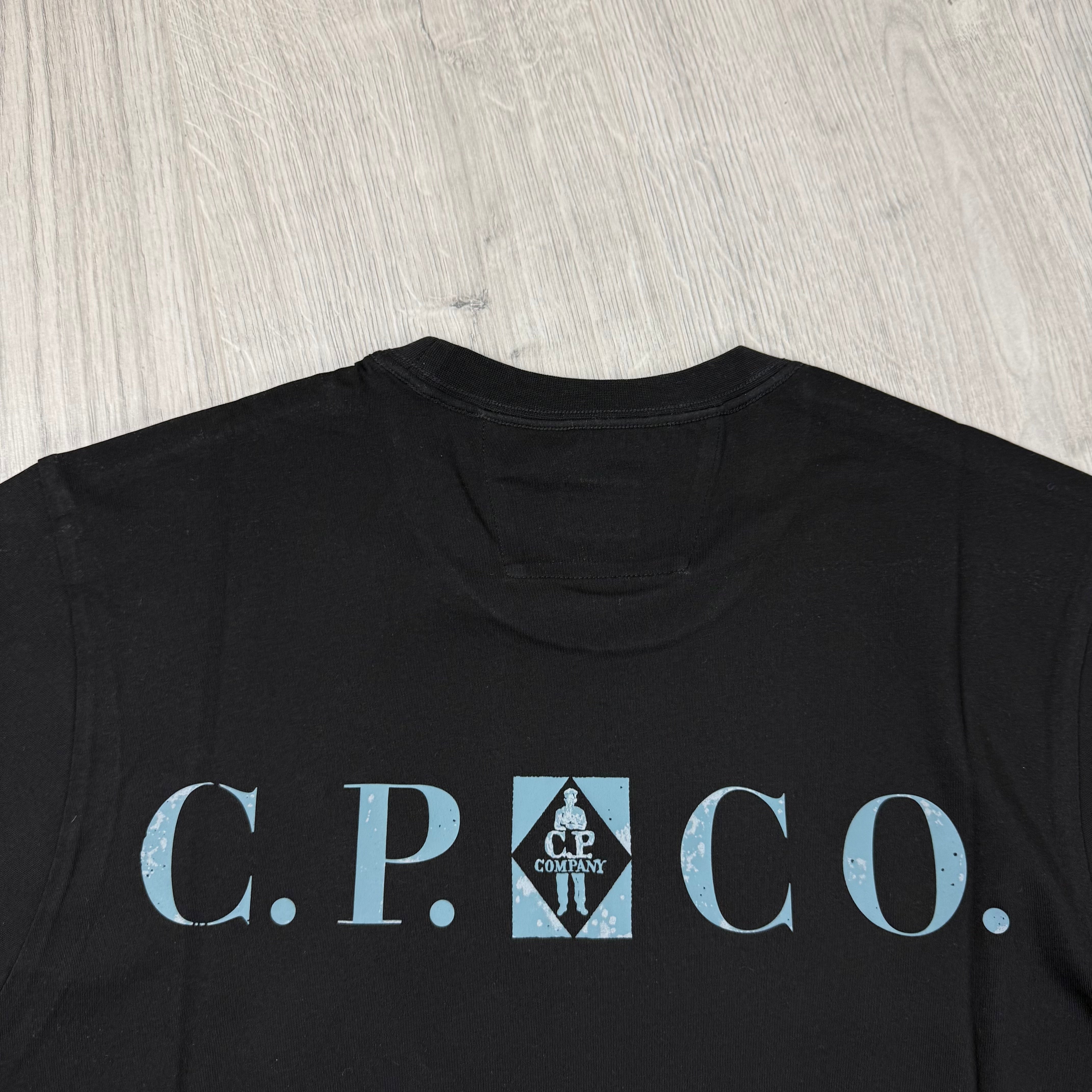 CP Company Printed T-Shirt - Black
