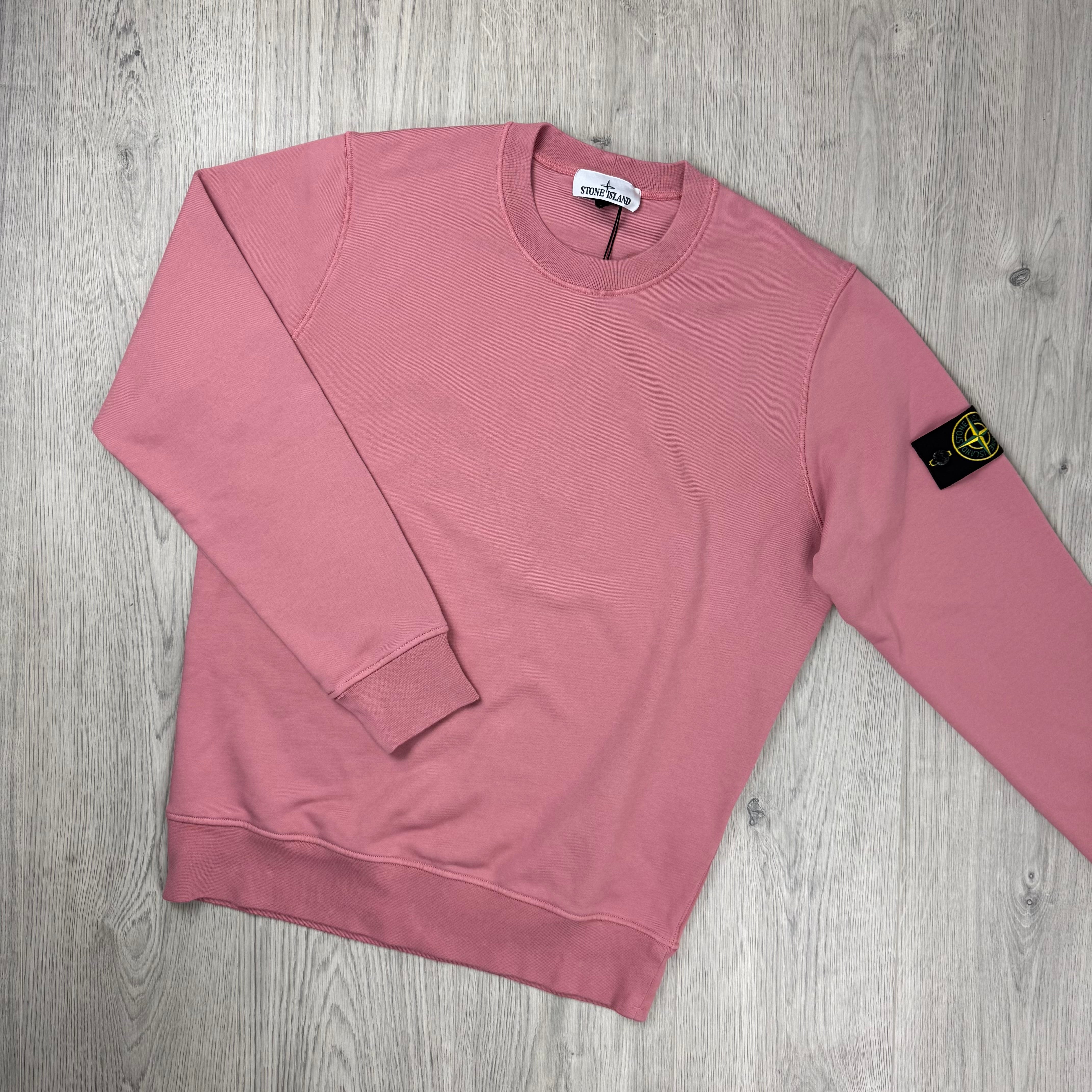 Stone Island Dyed Sweatshirt - Oleander