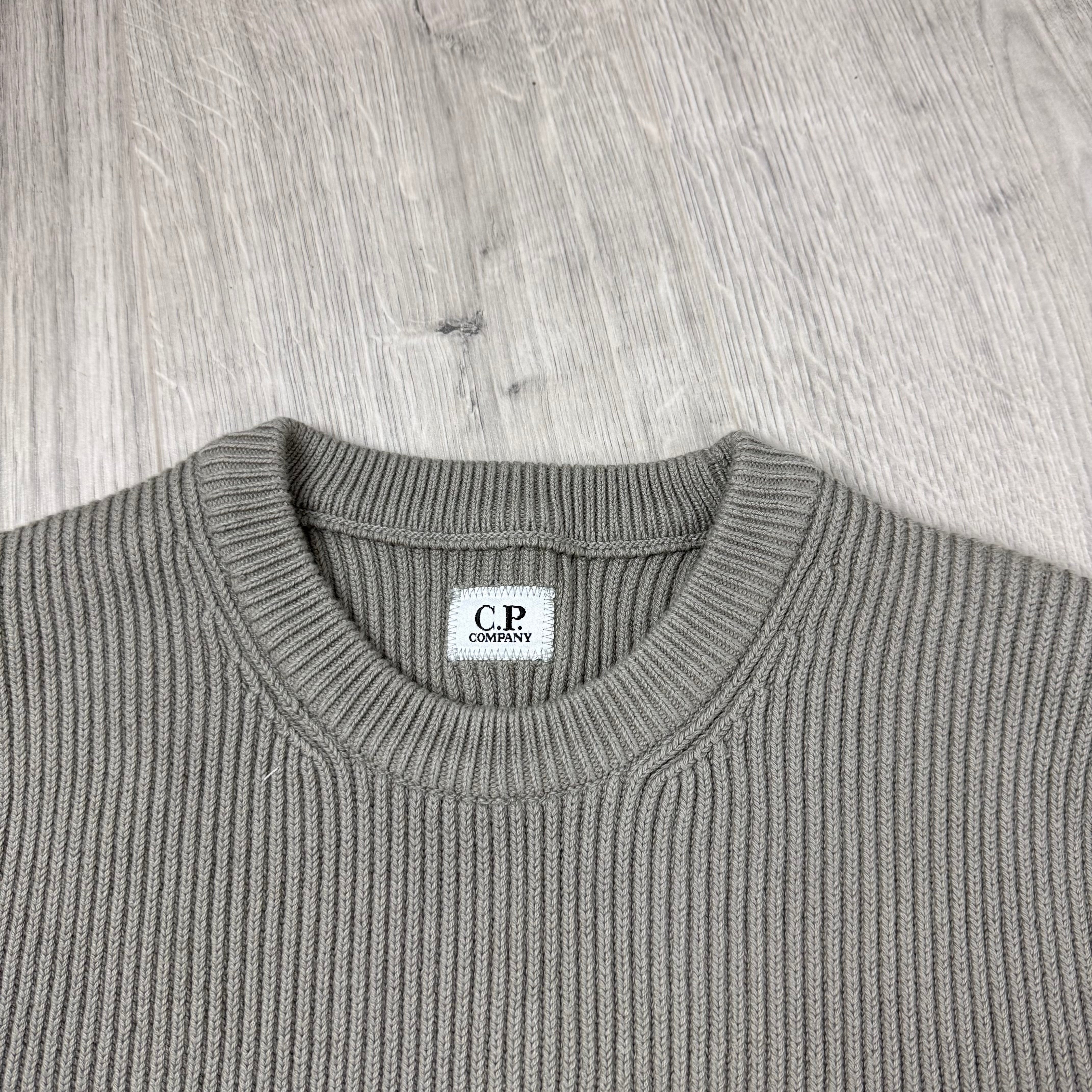 CP Company Knit Sweatshirt - Vintage Khaki