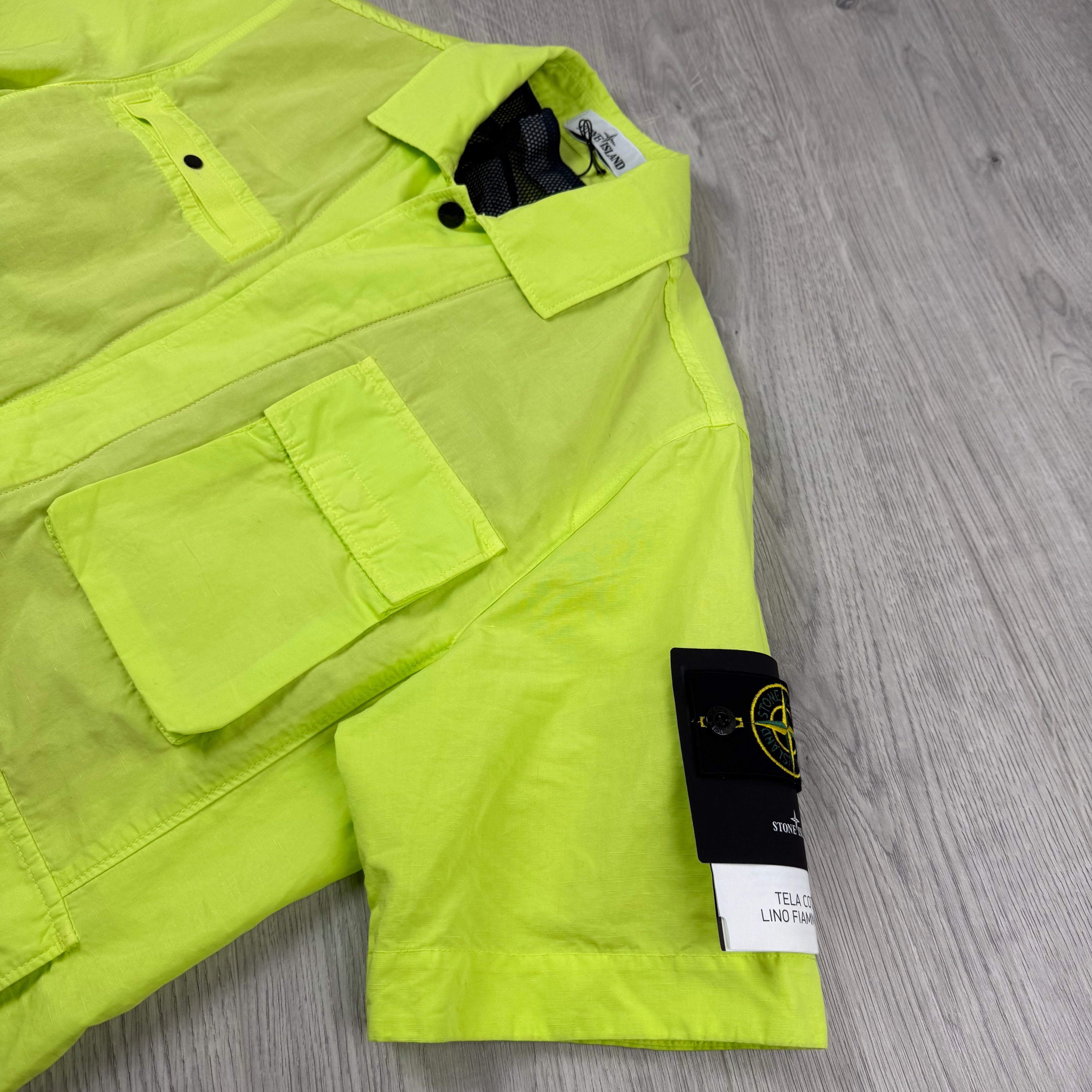 Stone Island Tela Lino Shirt - Lemon